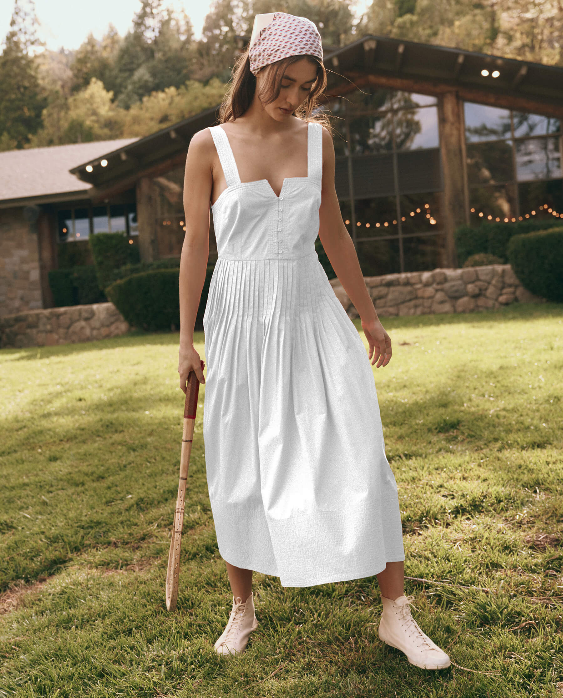 The Day Break Dress. -- White