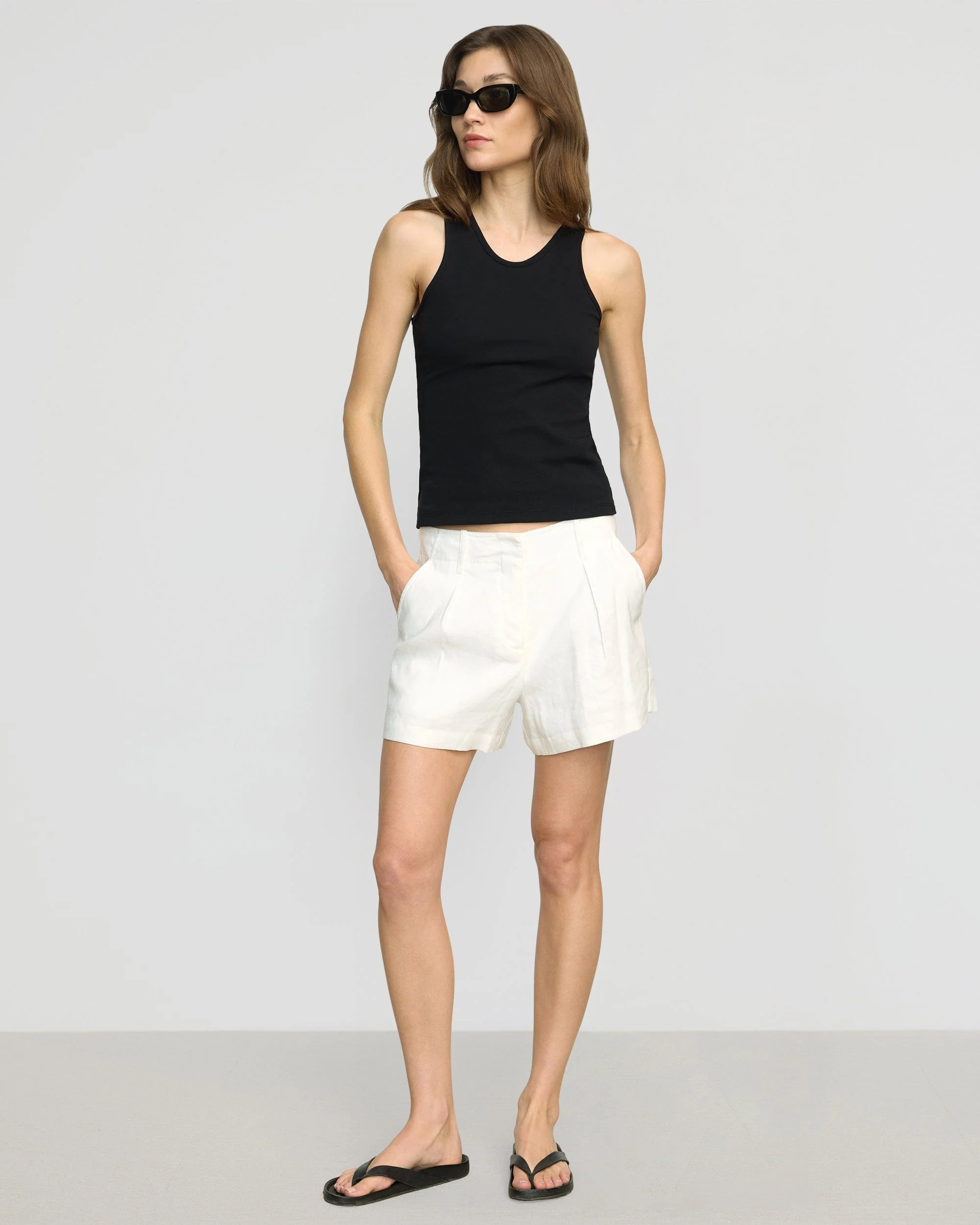 Prithi Scoop-Neck Tank
