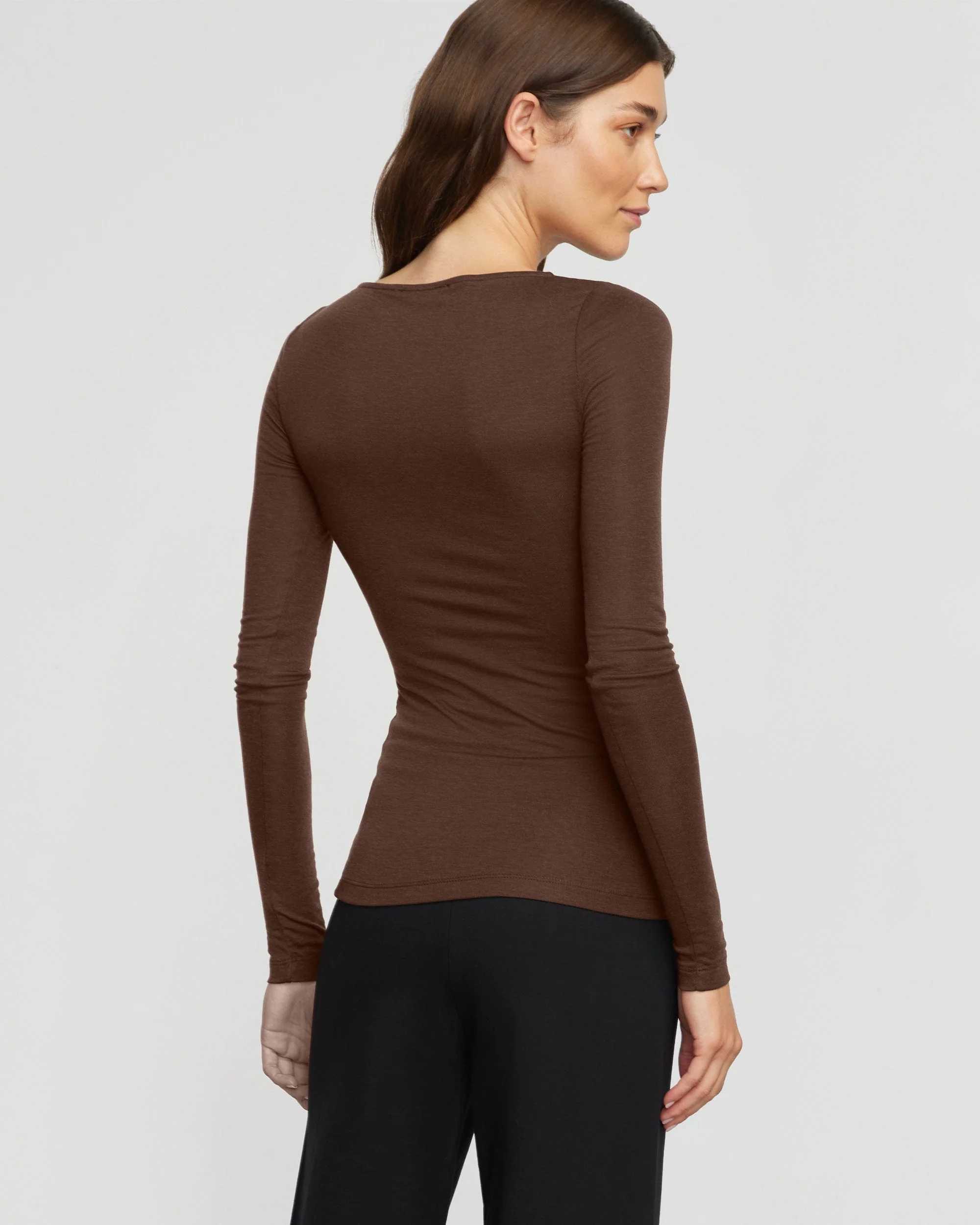 Lana Tencel-Wool Semi-Sheer Tee