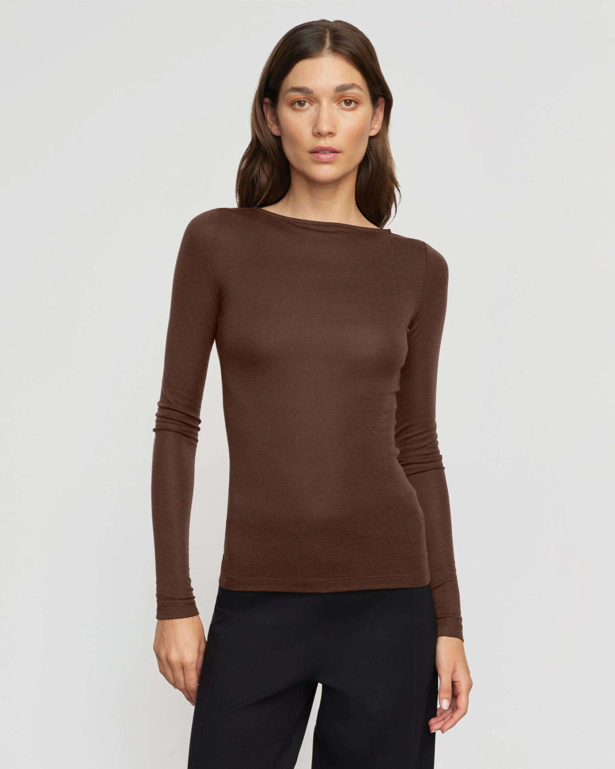Lana Tencel-Wool Semi-Sheer Tee