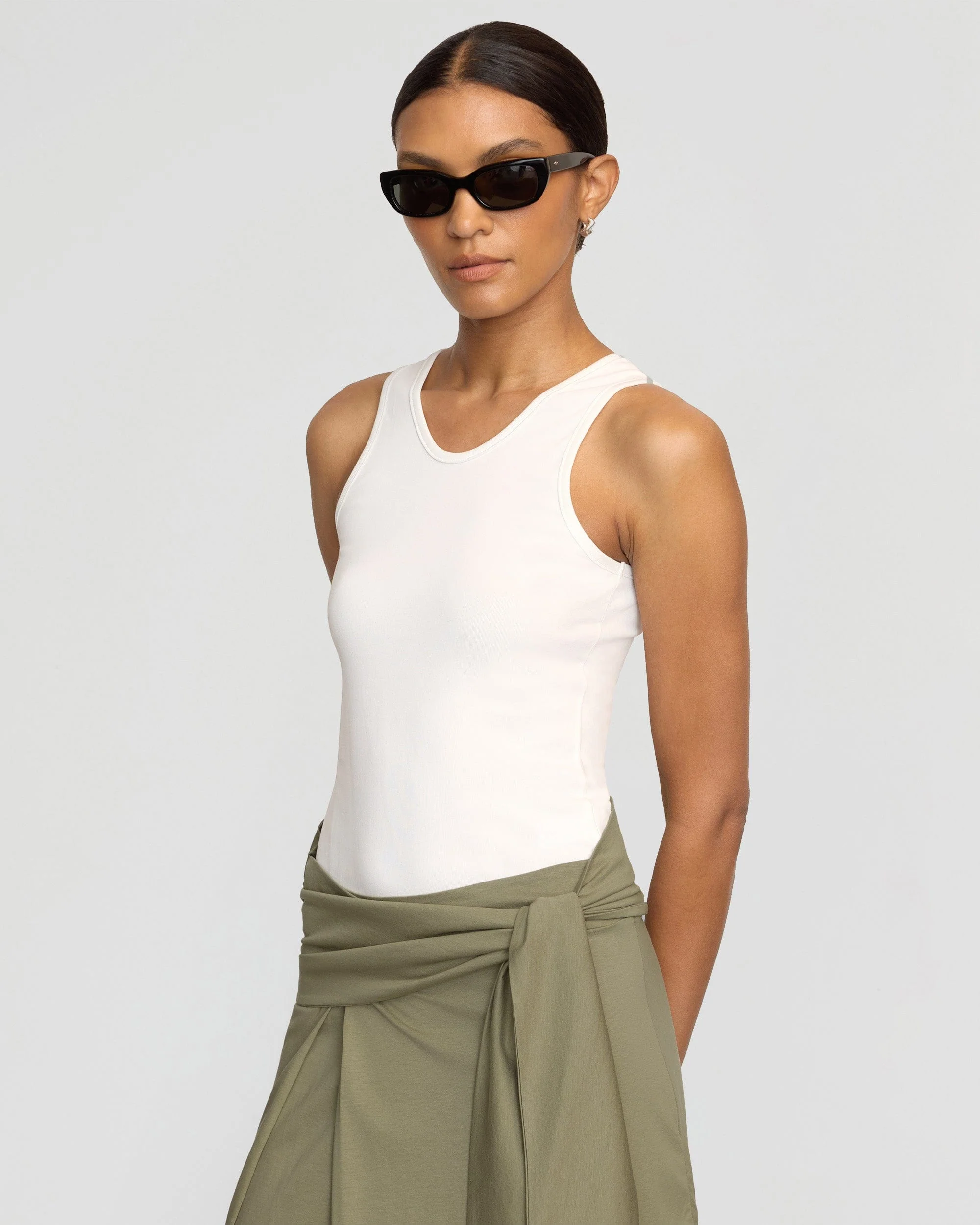 Prithi Scoop-Neck Tank