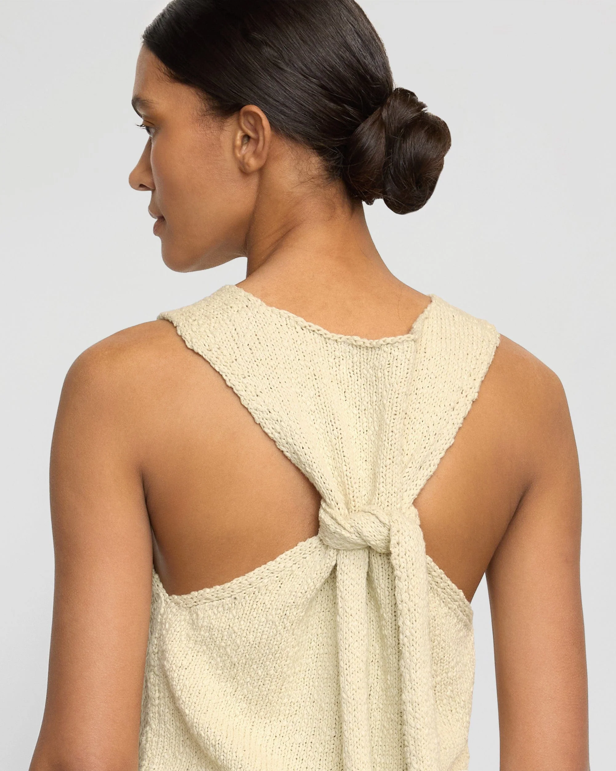 Arinna Tie-Racerback Organic Cotton Tank