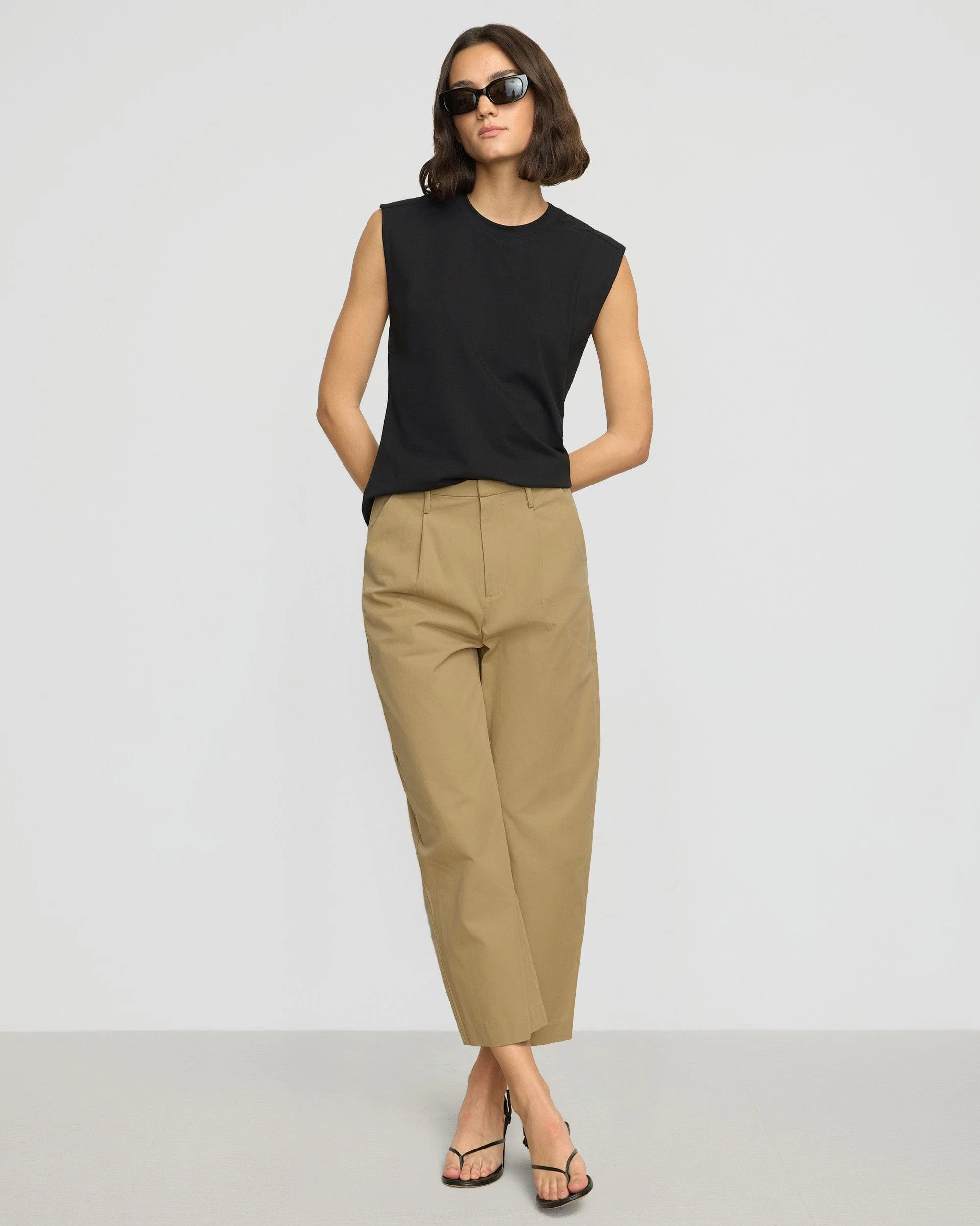 Nana Organic Cotton Structured Shoulder Tee