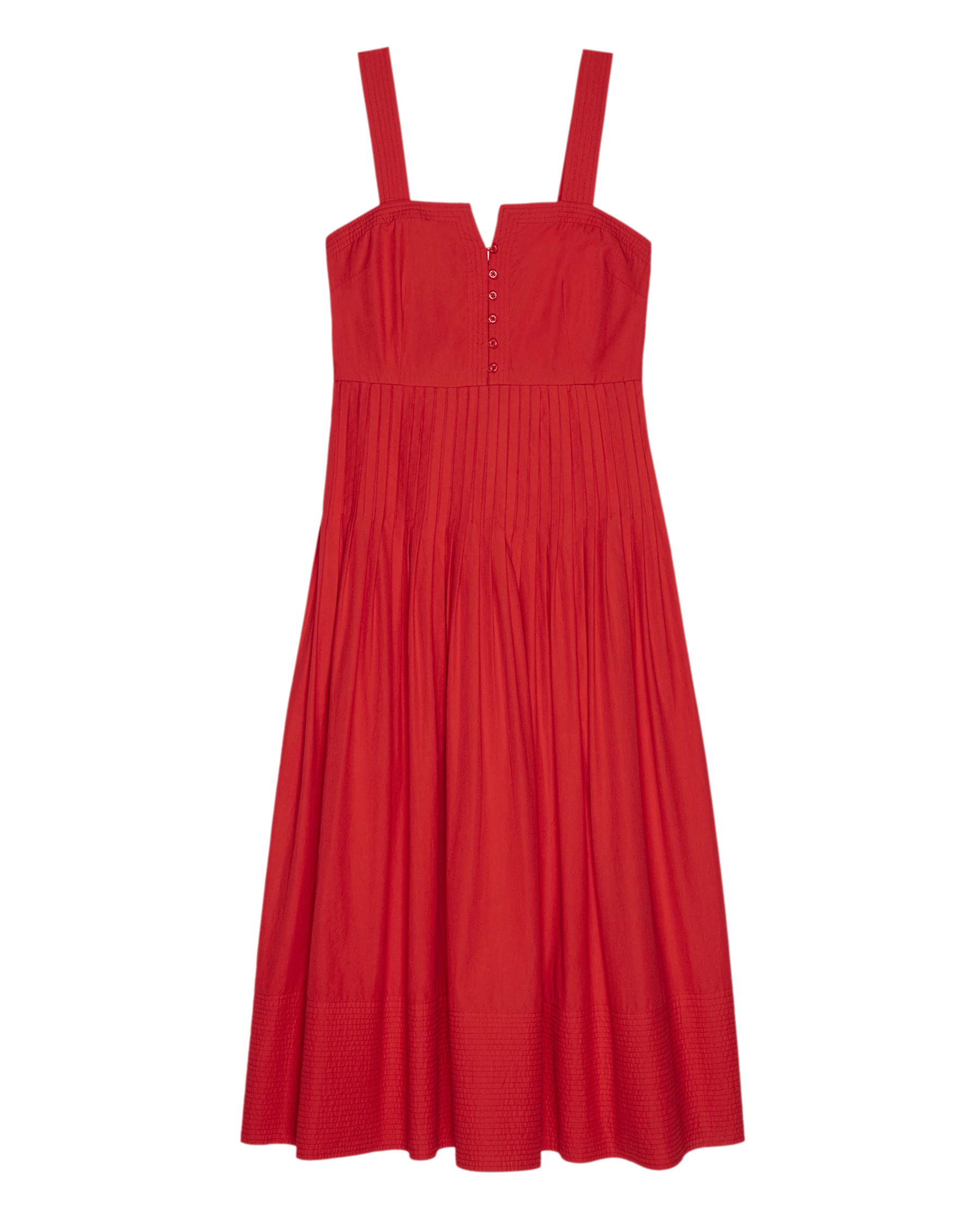 The Day Break Dress. -- Hot Red