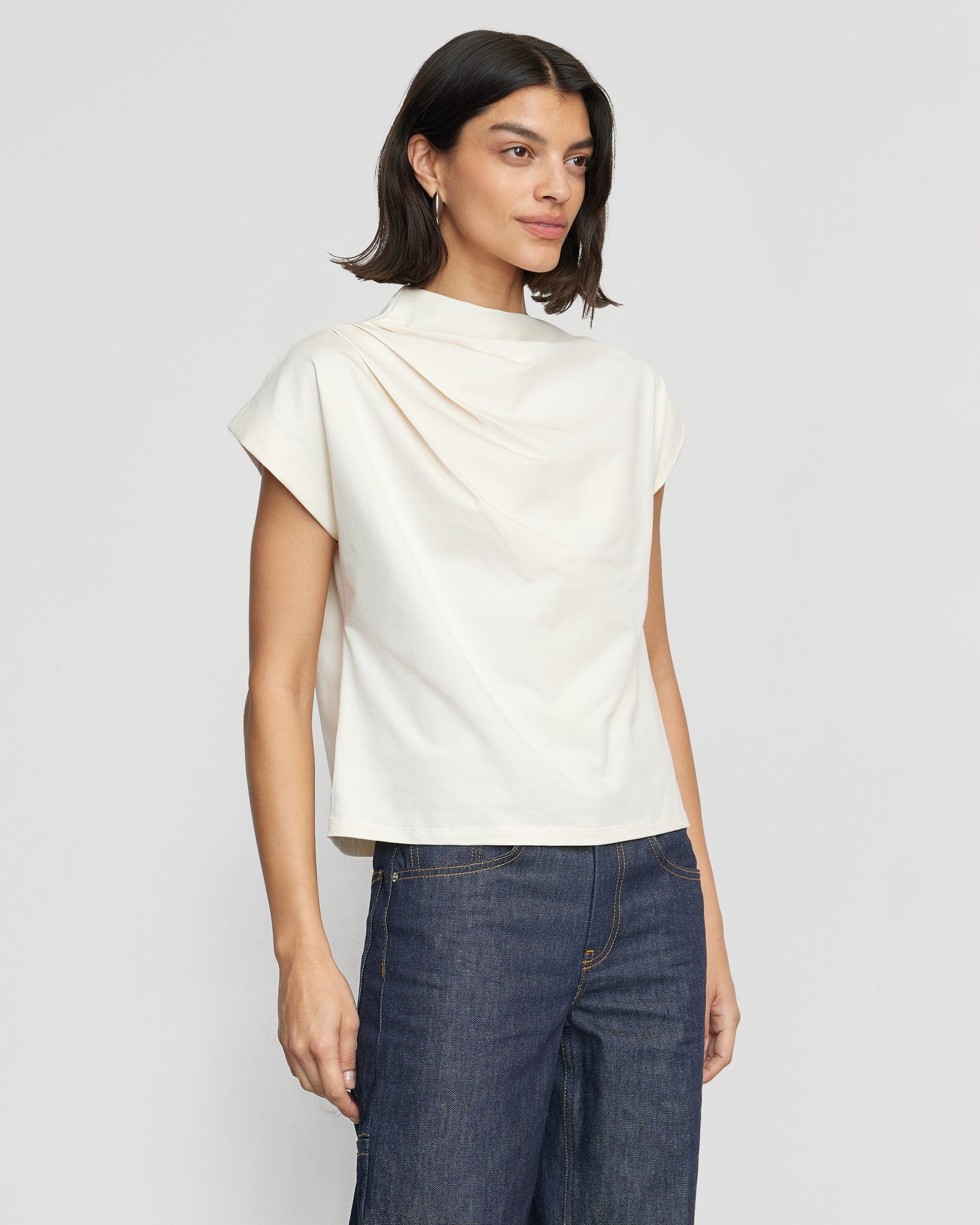 Kenny Asymmetric-Neck Tee