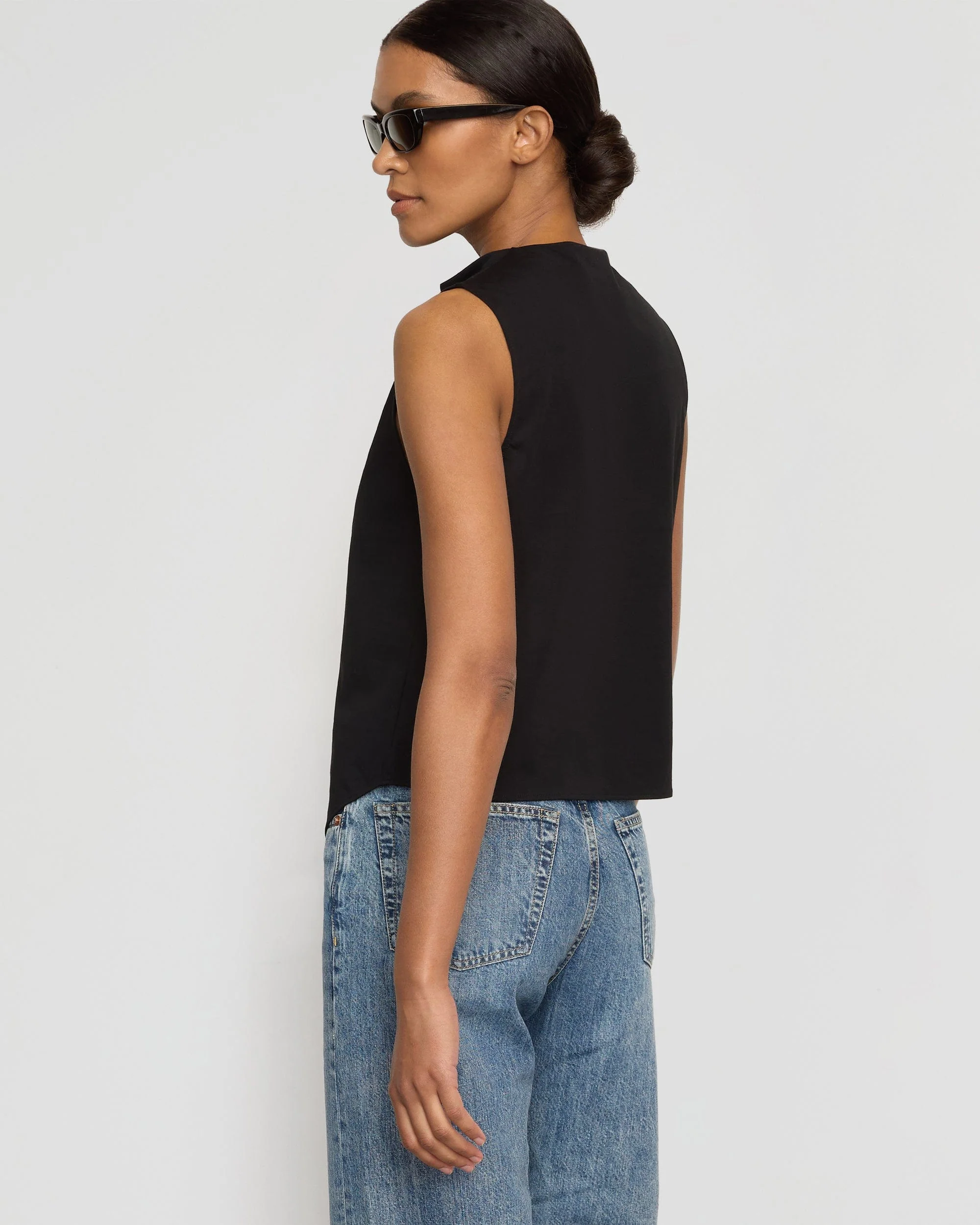 Marjorie Asymmetric-Hem Tee
