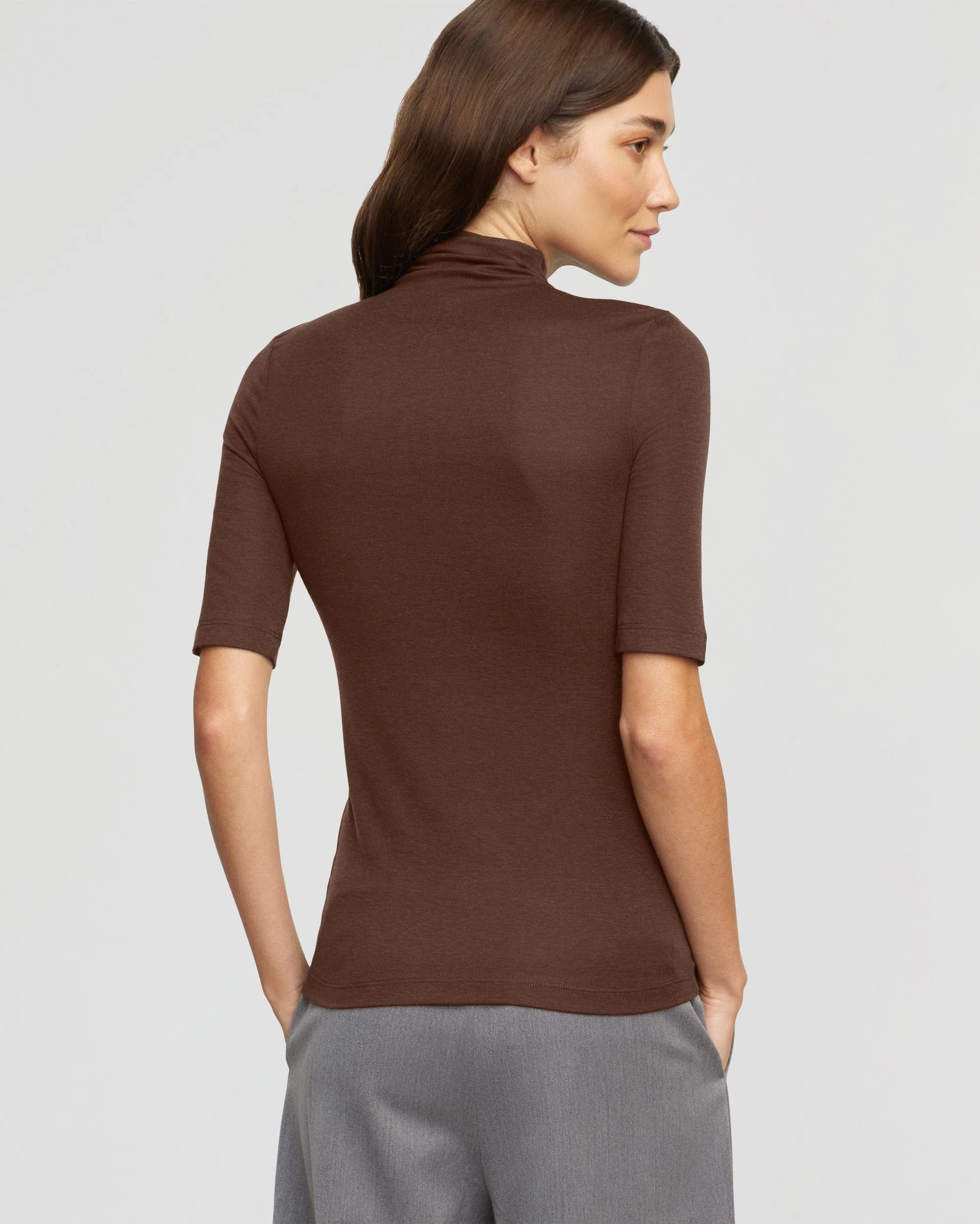 Gina Tencel-Wool Semi-Sheer Tee