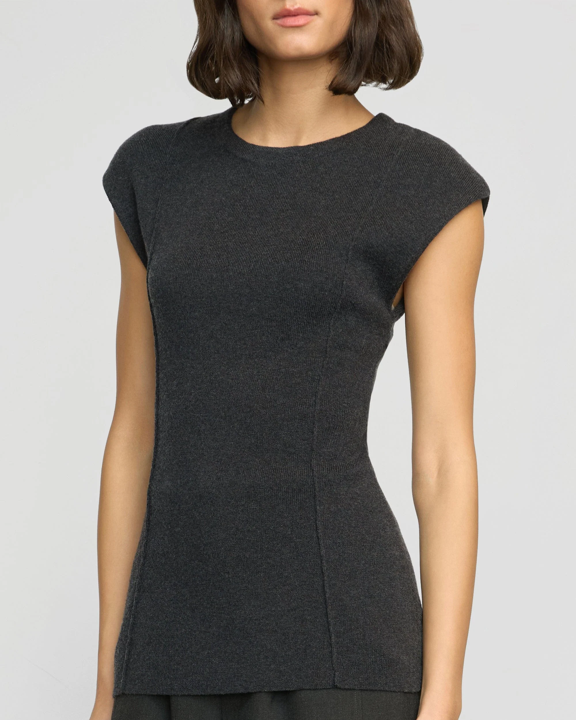 Alani Organic Cotton-Wool Knit Top