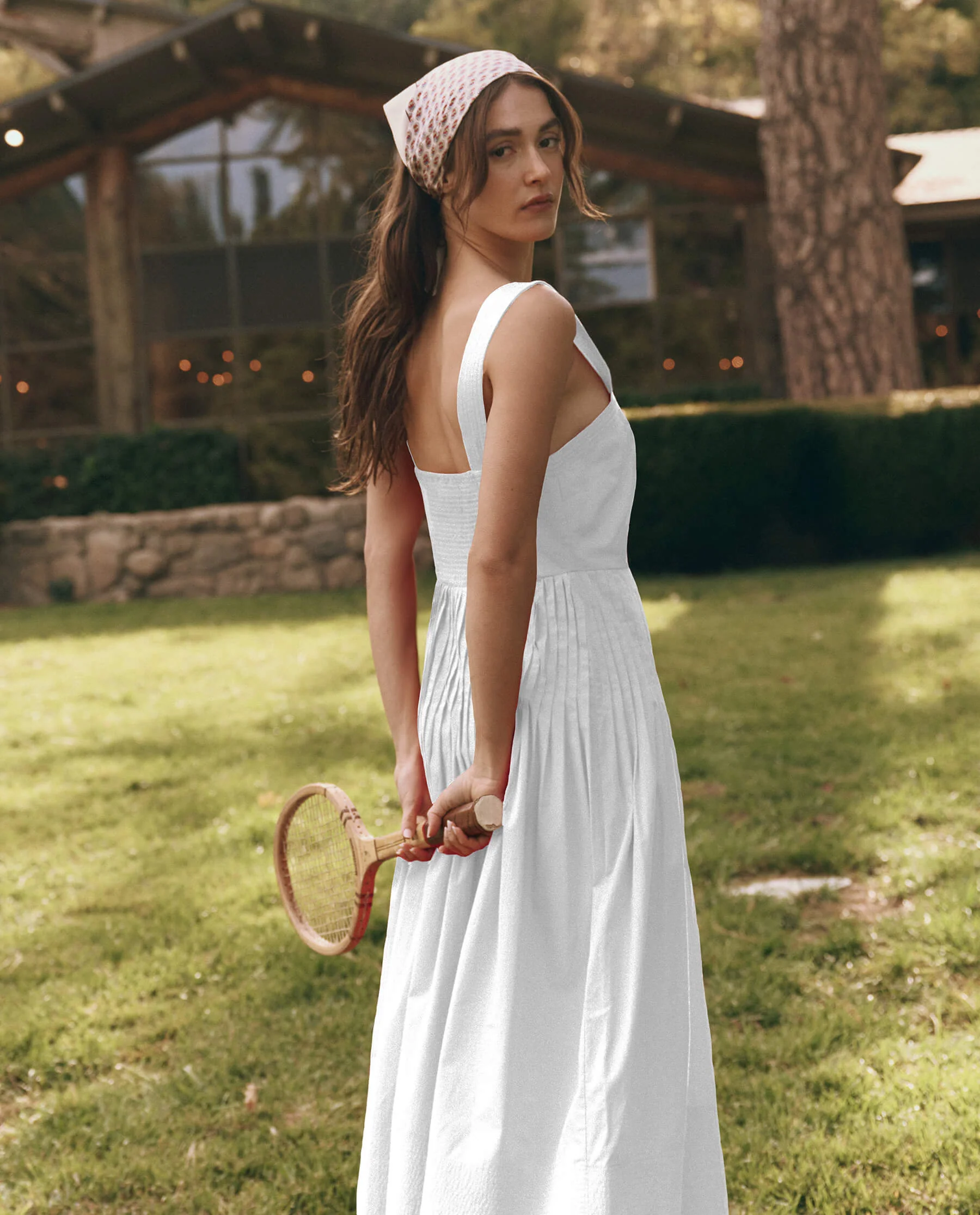 The Day Break Dress. -- White