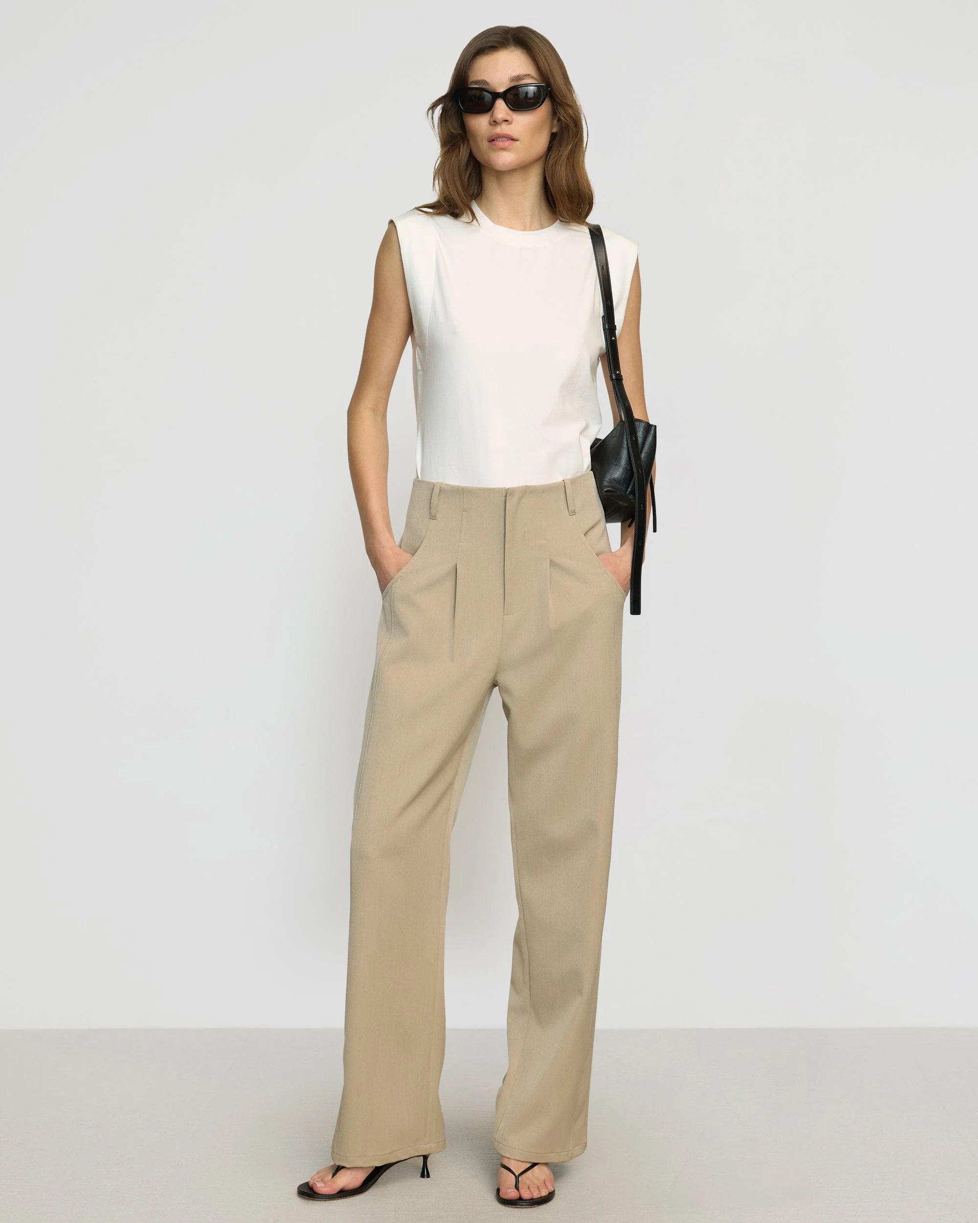 Nana Organic Cotton Structured-Shoulder Tee