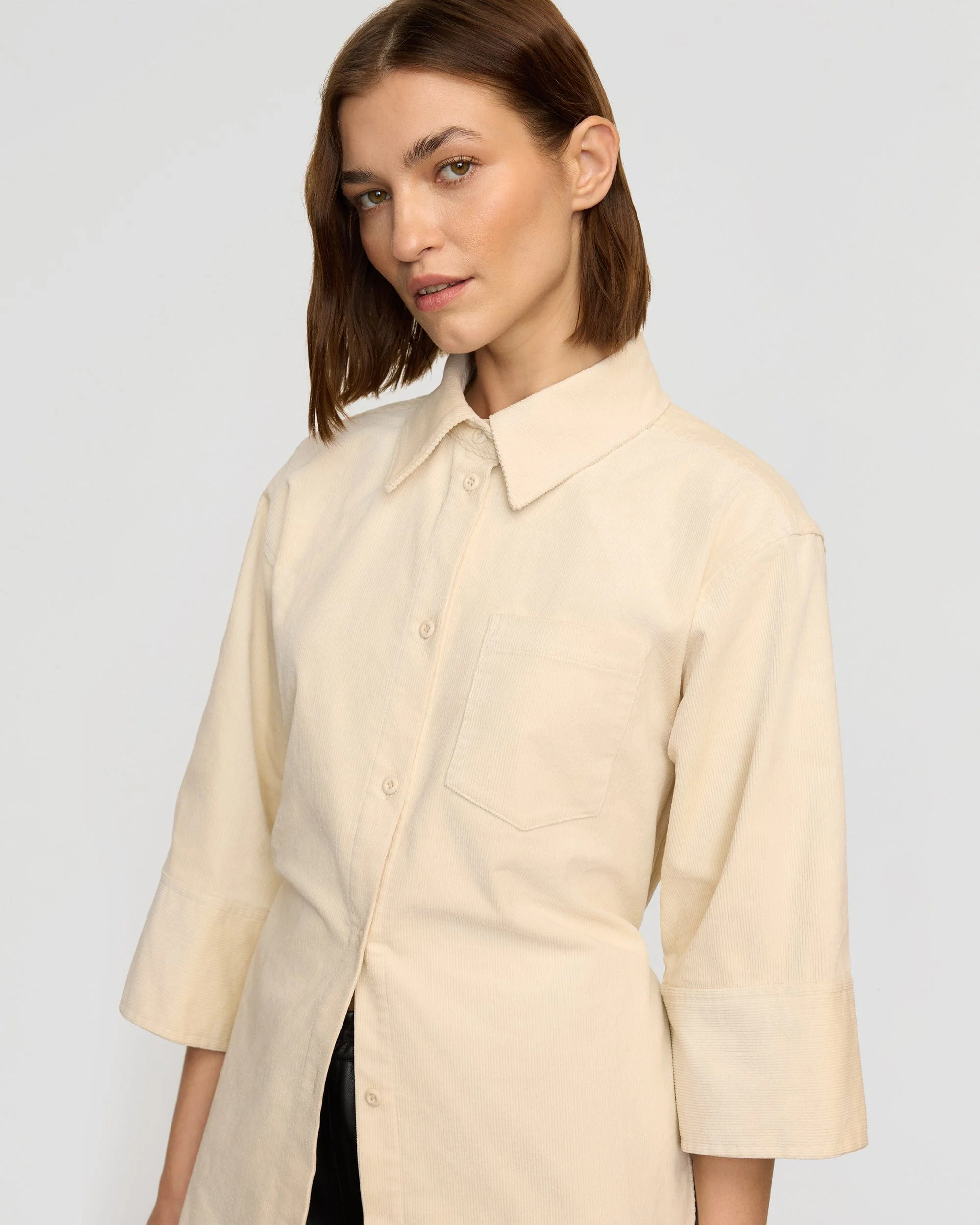 Remi Corduroy Button Shirt