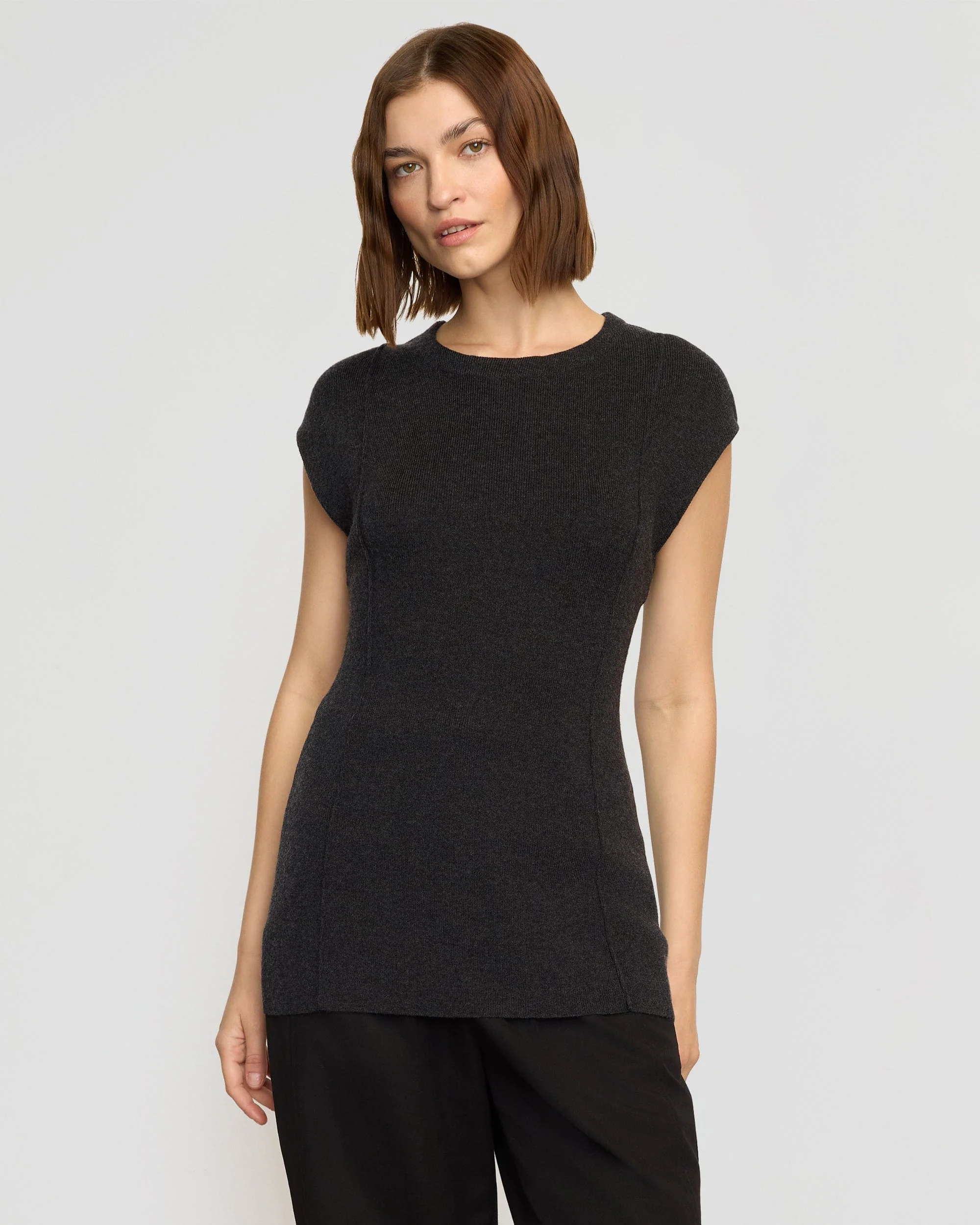 Alani Organic Cotton-Wool Knit Top