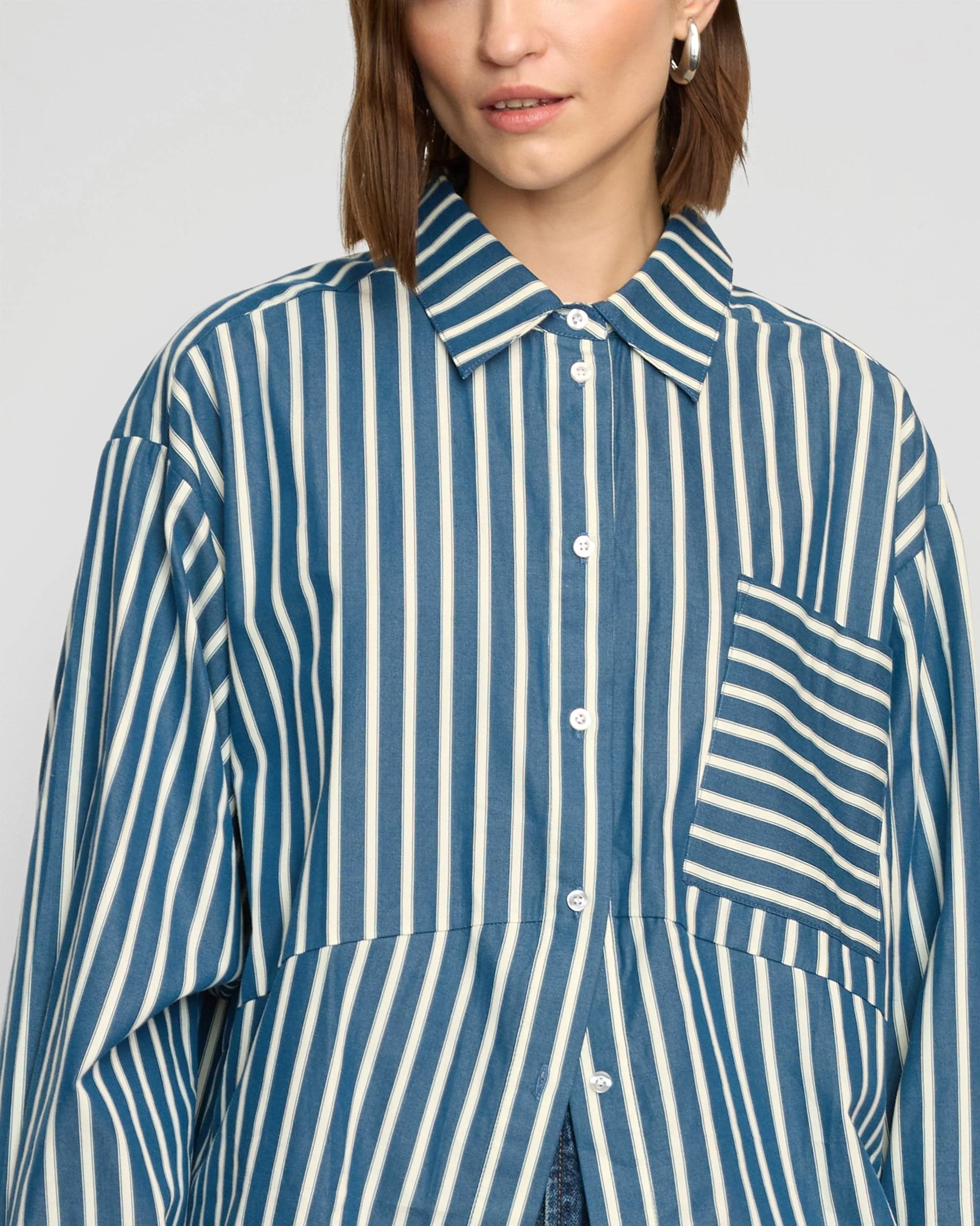 Tariro Oversized Striped Shirt
