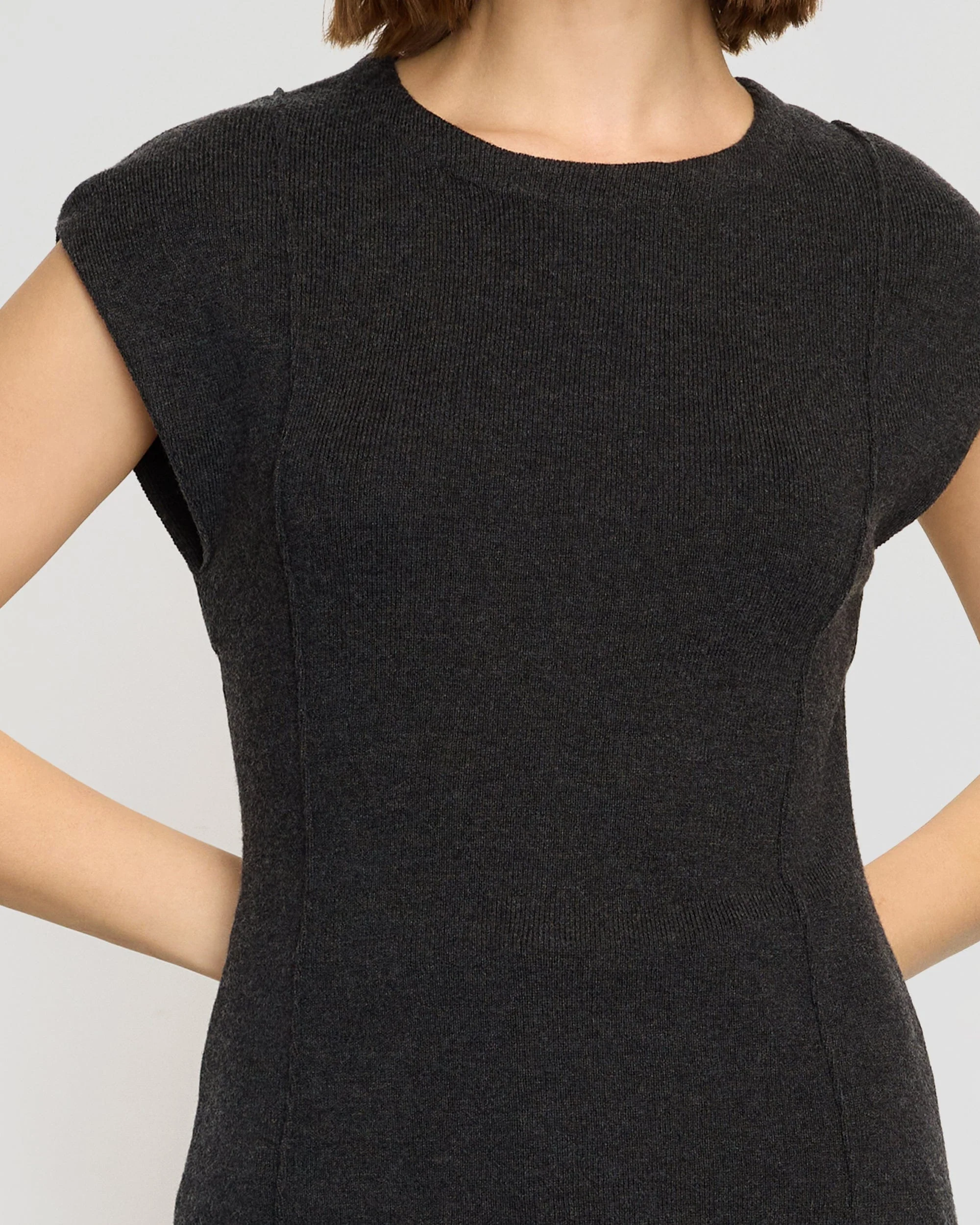 Alani Organic Cotton-Wool Knit Top