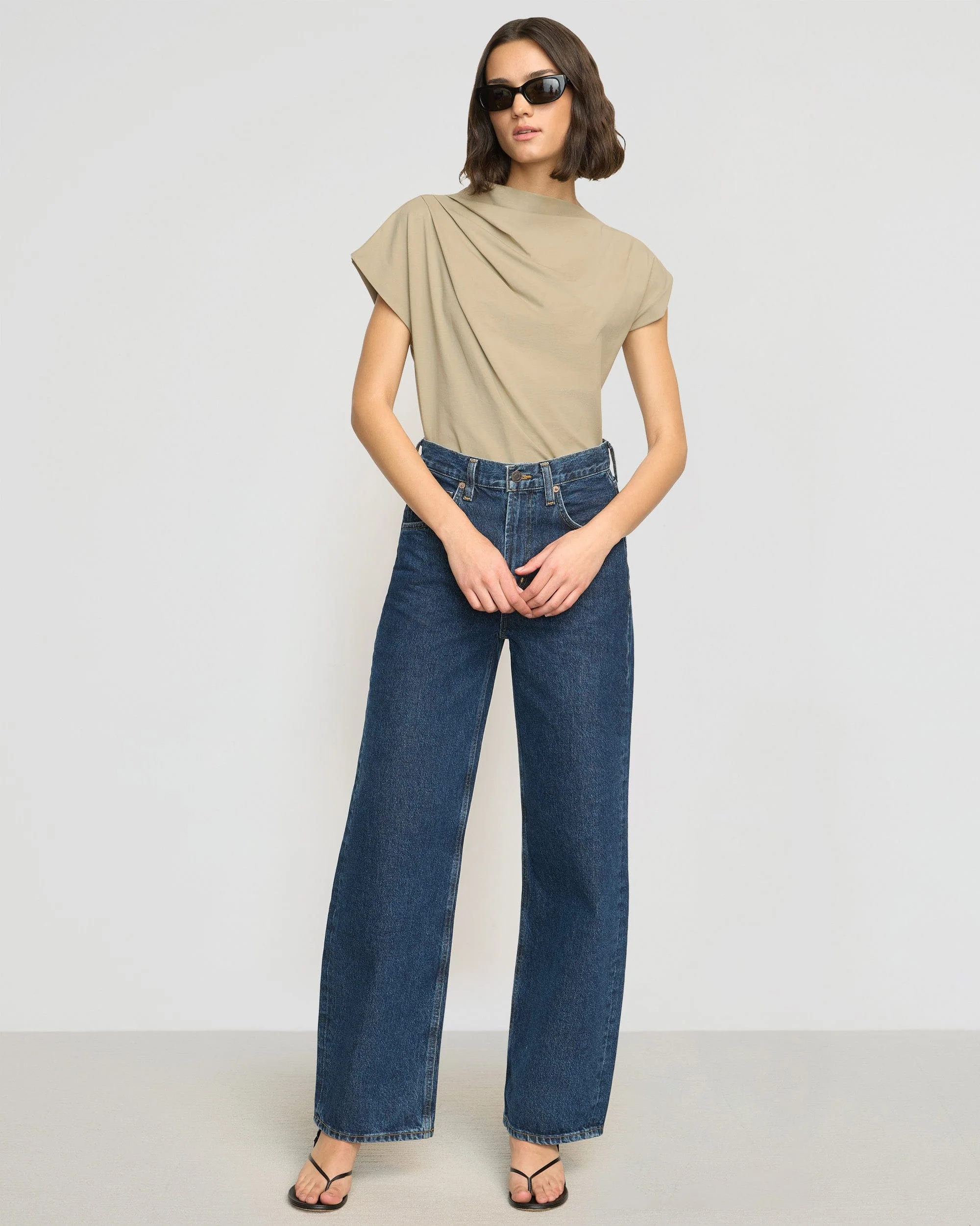 Kenny Asymmetric-Neck Tee