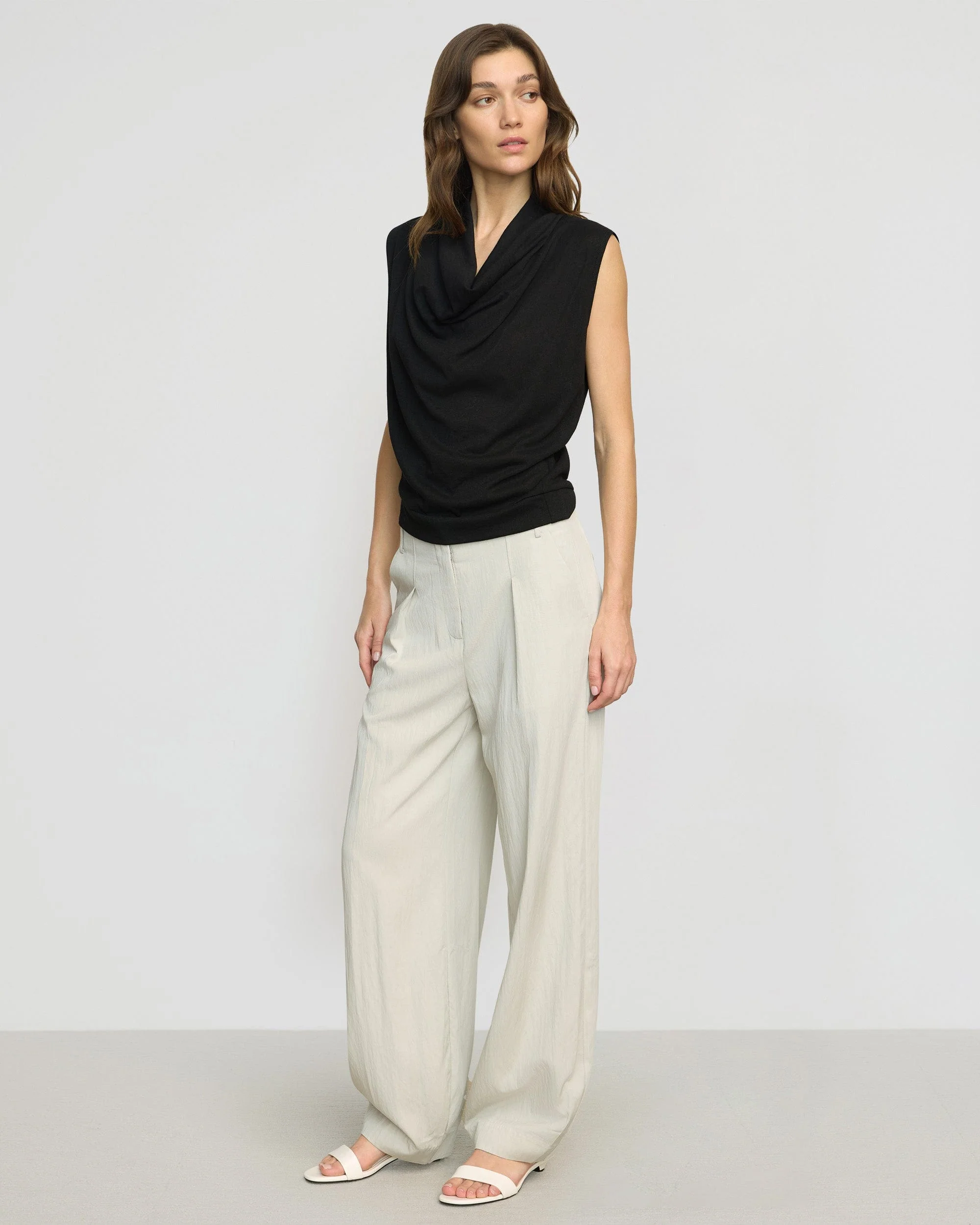 Ramona Cowl-Neck Tee