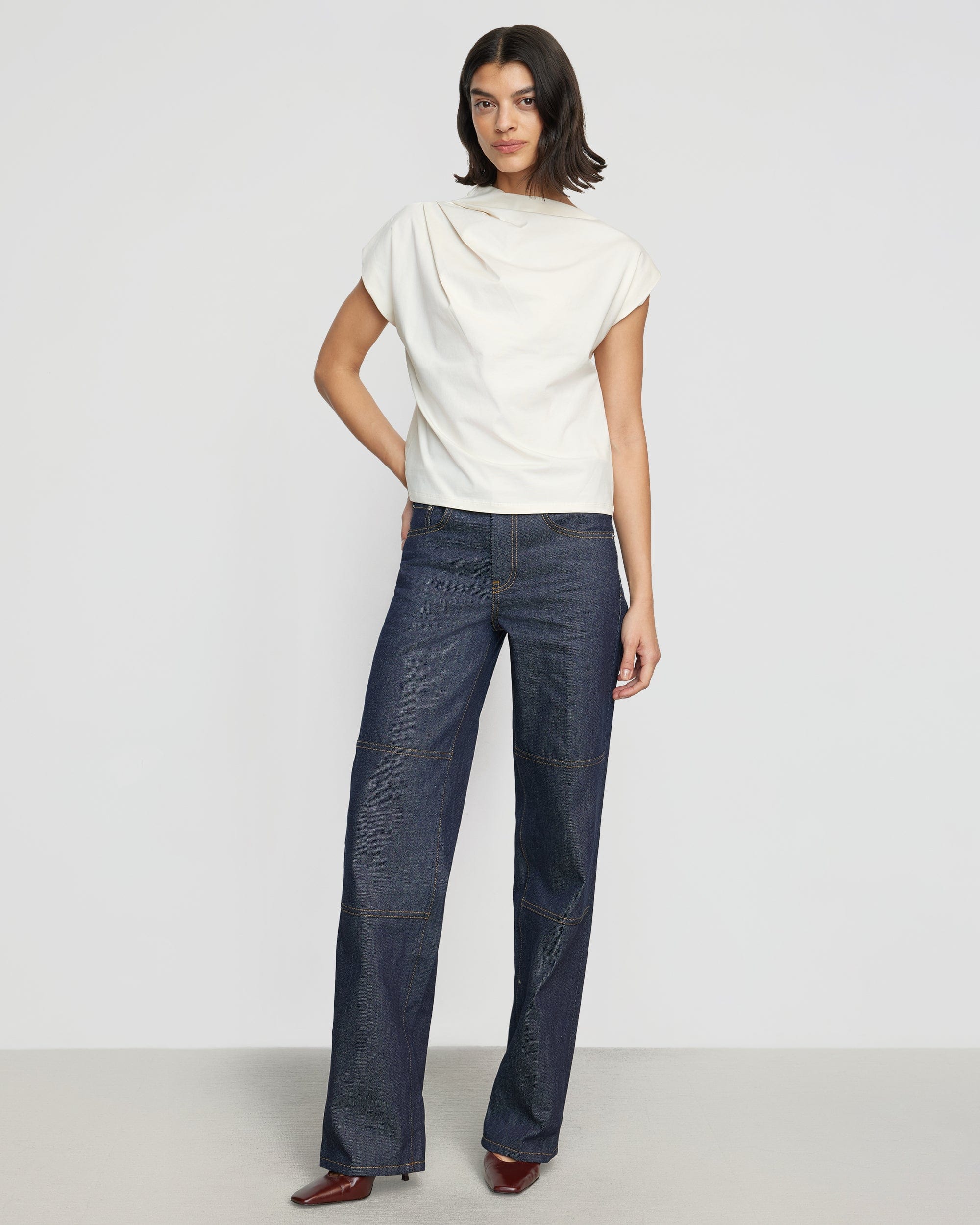 Kenny Asymmetric-Neck Tee