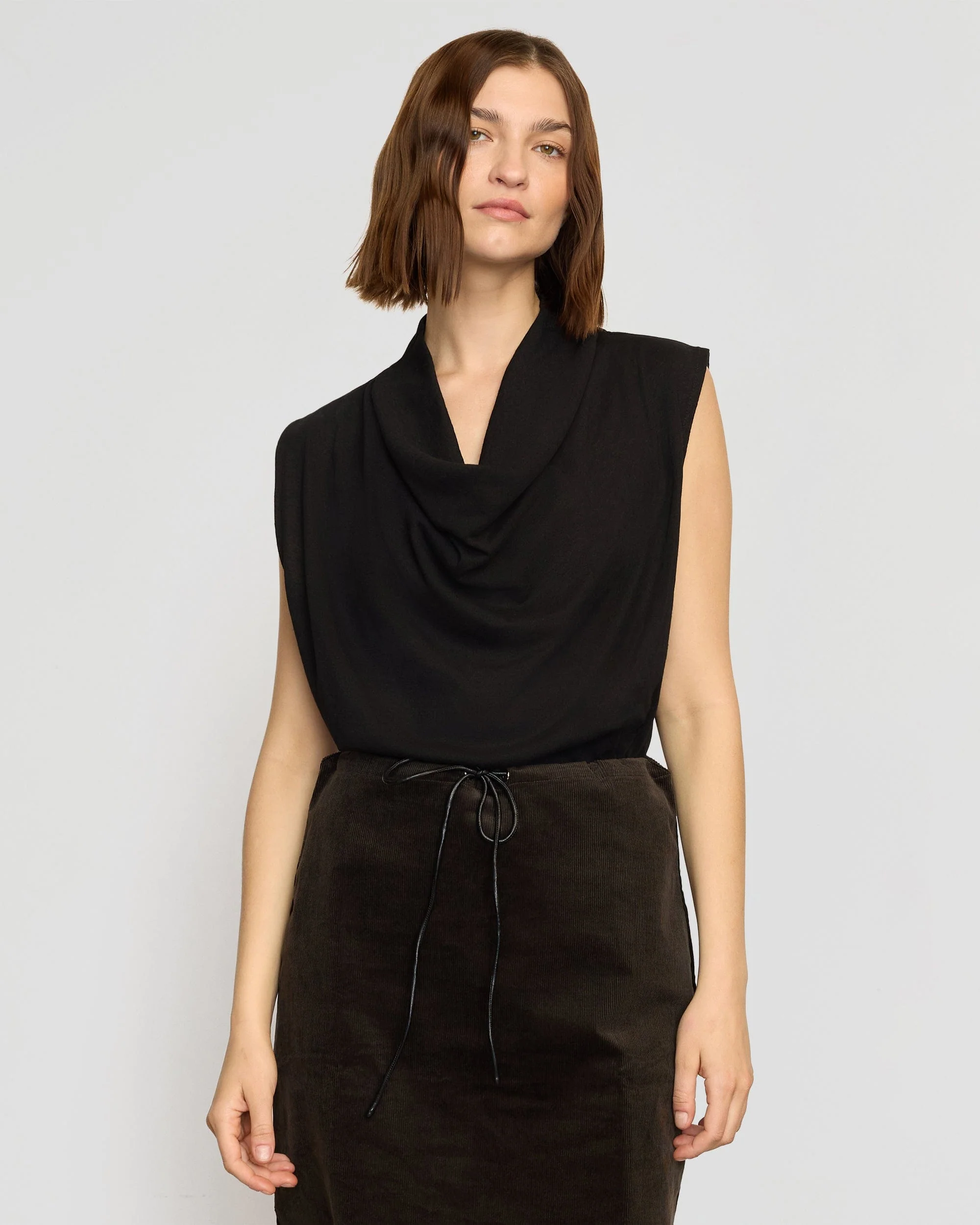 Ramona Cowl-Neck Tee