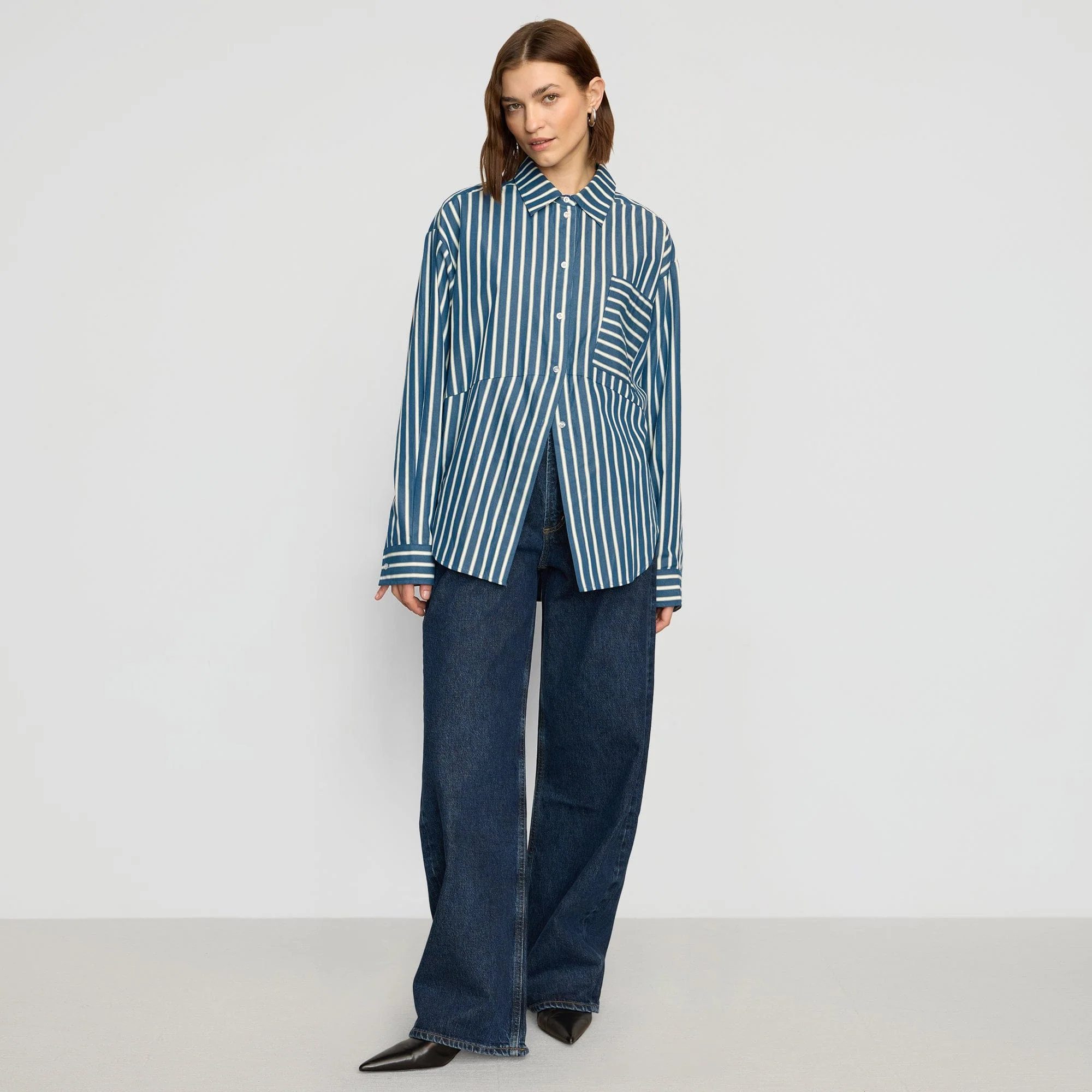 Tariro Oversized Striped Shirt