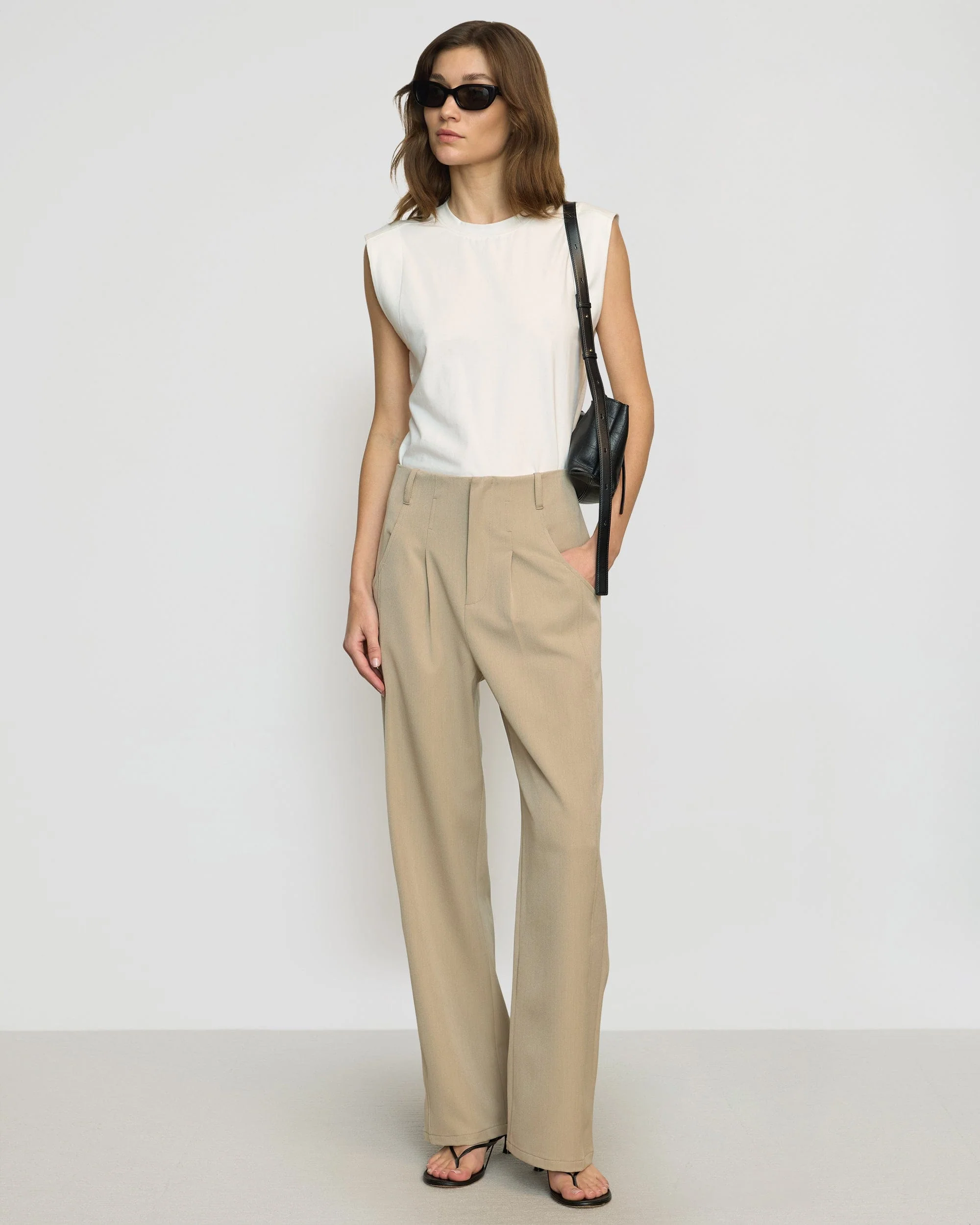 Nana Organic Cotton Structured-Shoulder Tee