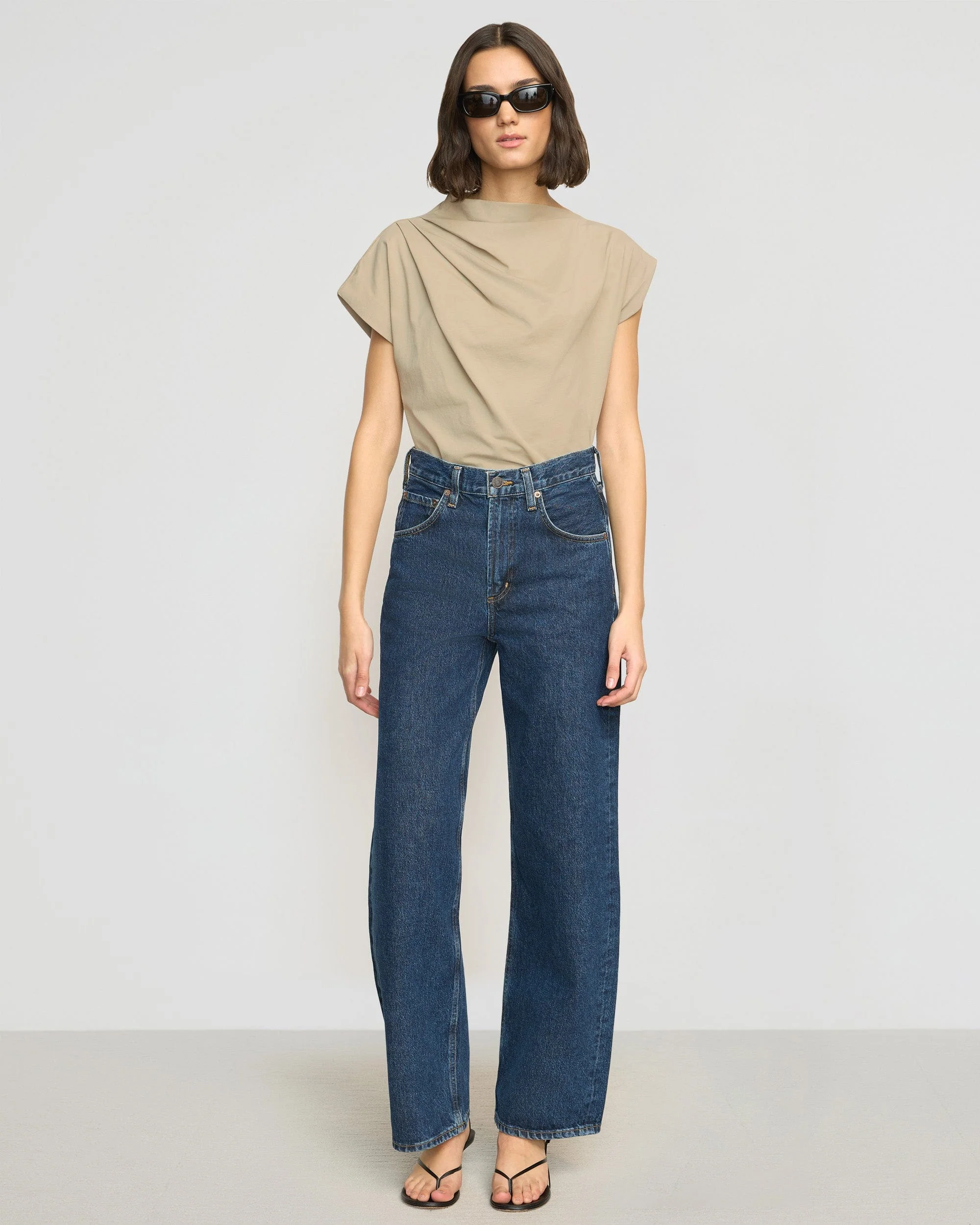 Kenny Asymmetric-Neck Tee
