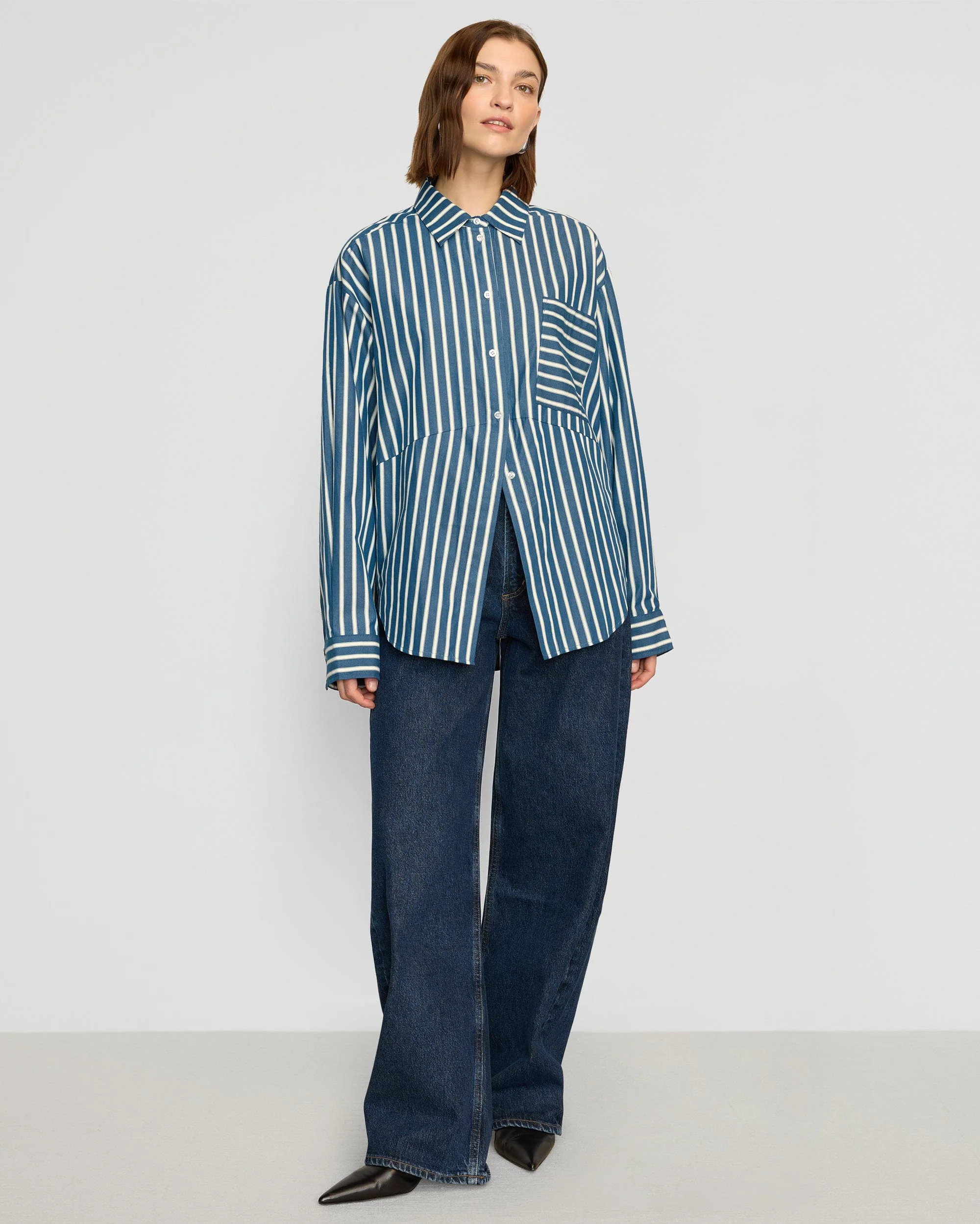 Tariro Oversized Striped Shirt