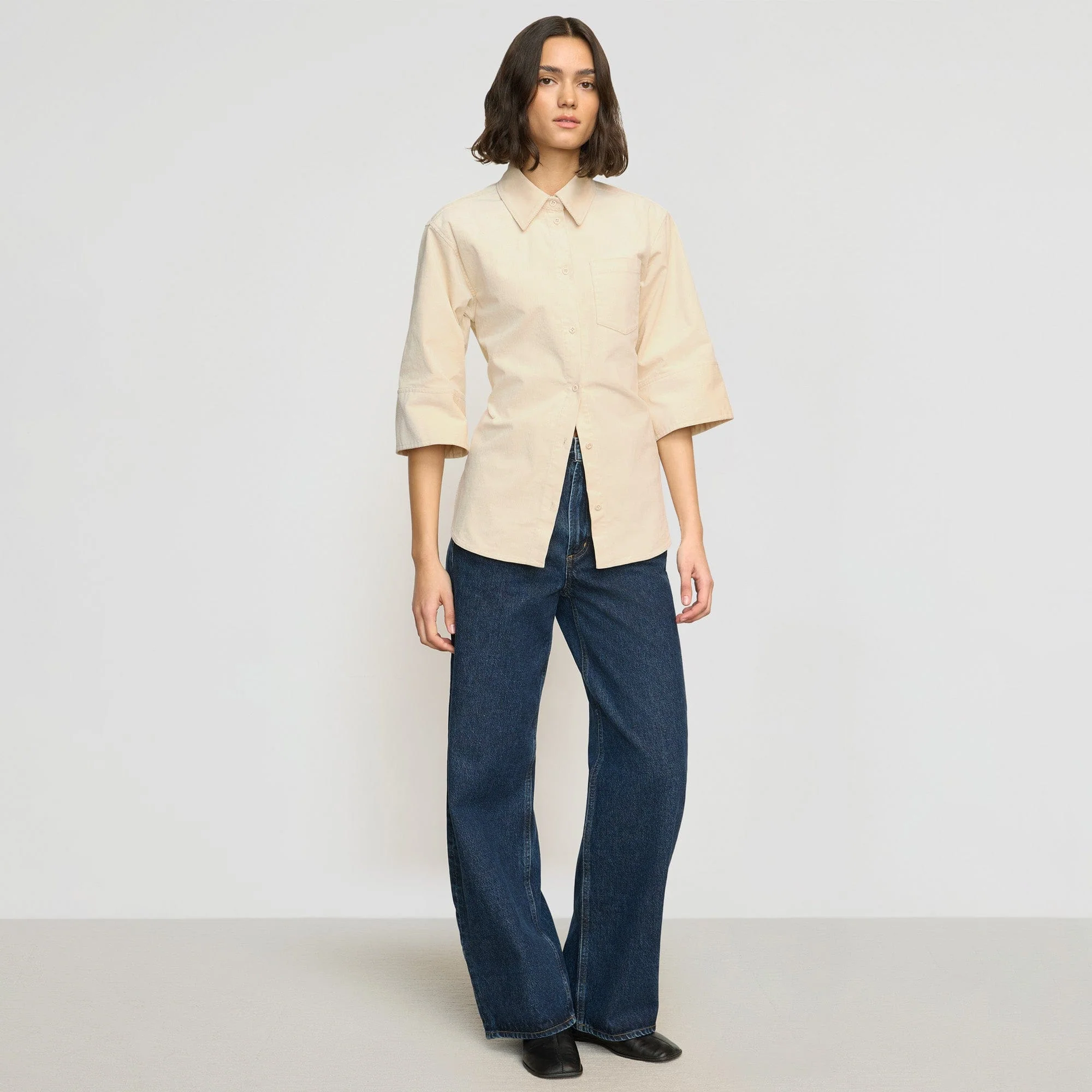 Remi Corduroy Button Shirt