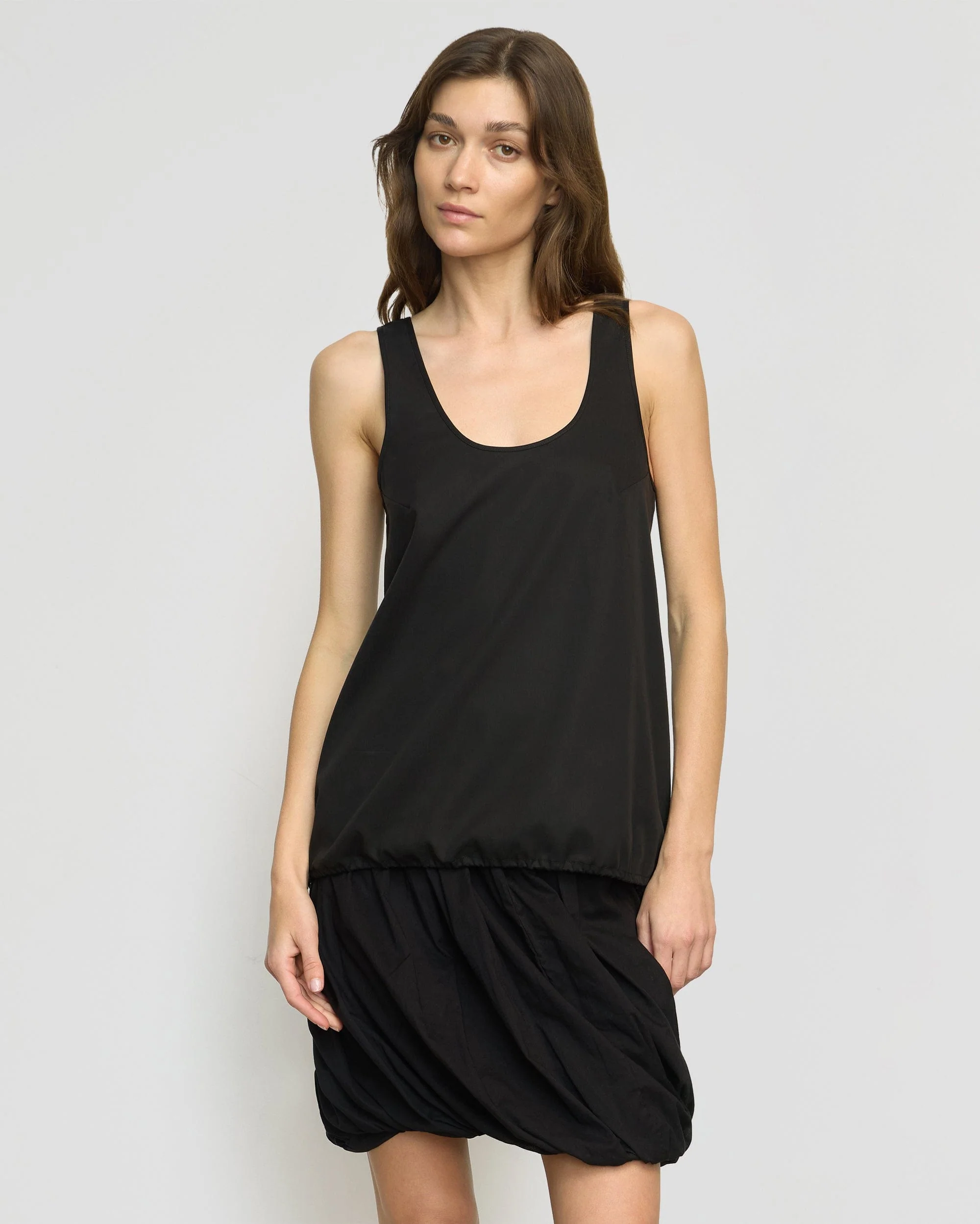 Miller Drawstring-Hem Tencel-Blend Tank