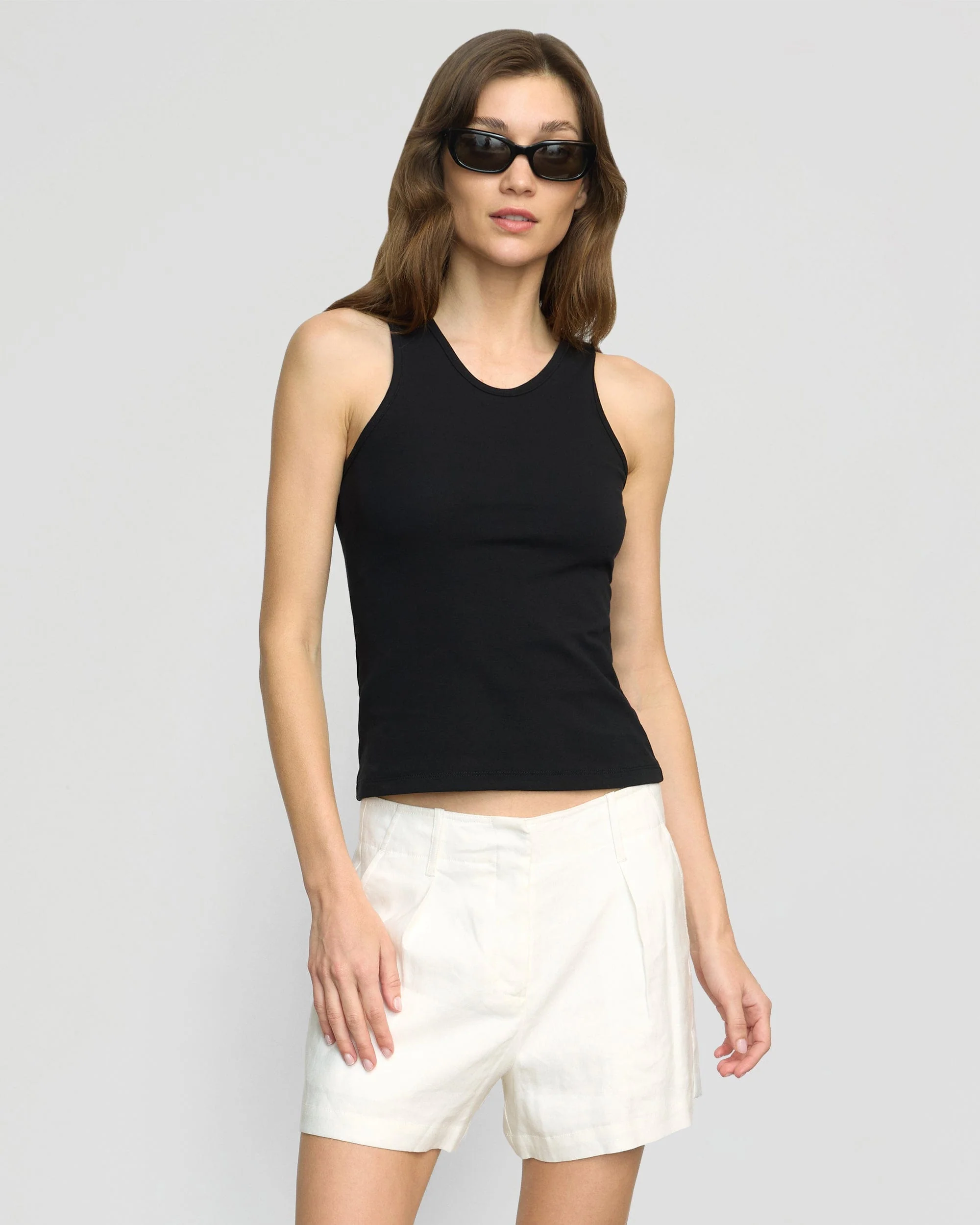 Prithi Scoop-Neck Tank