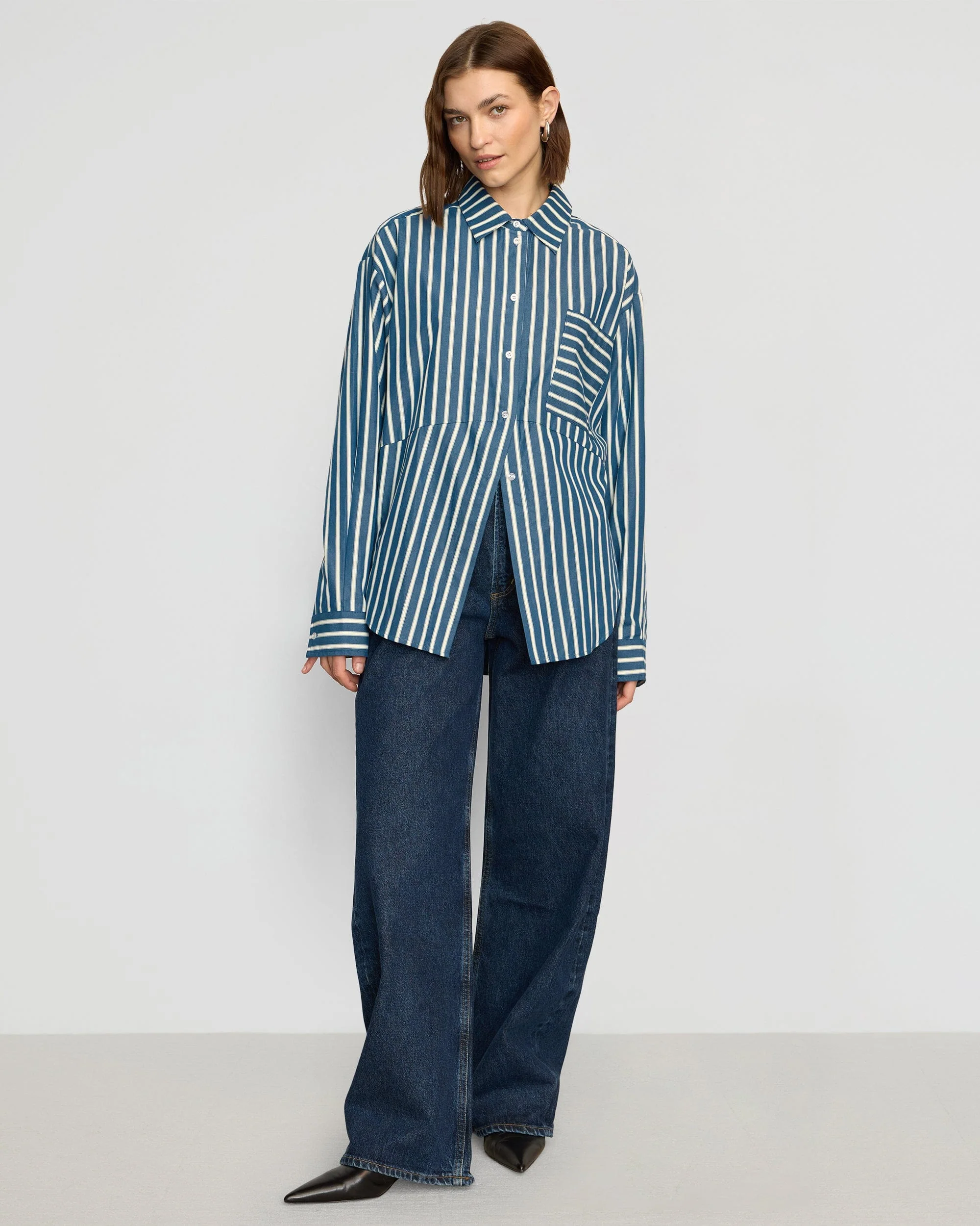 Tariro Oversized Striped Shirt