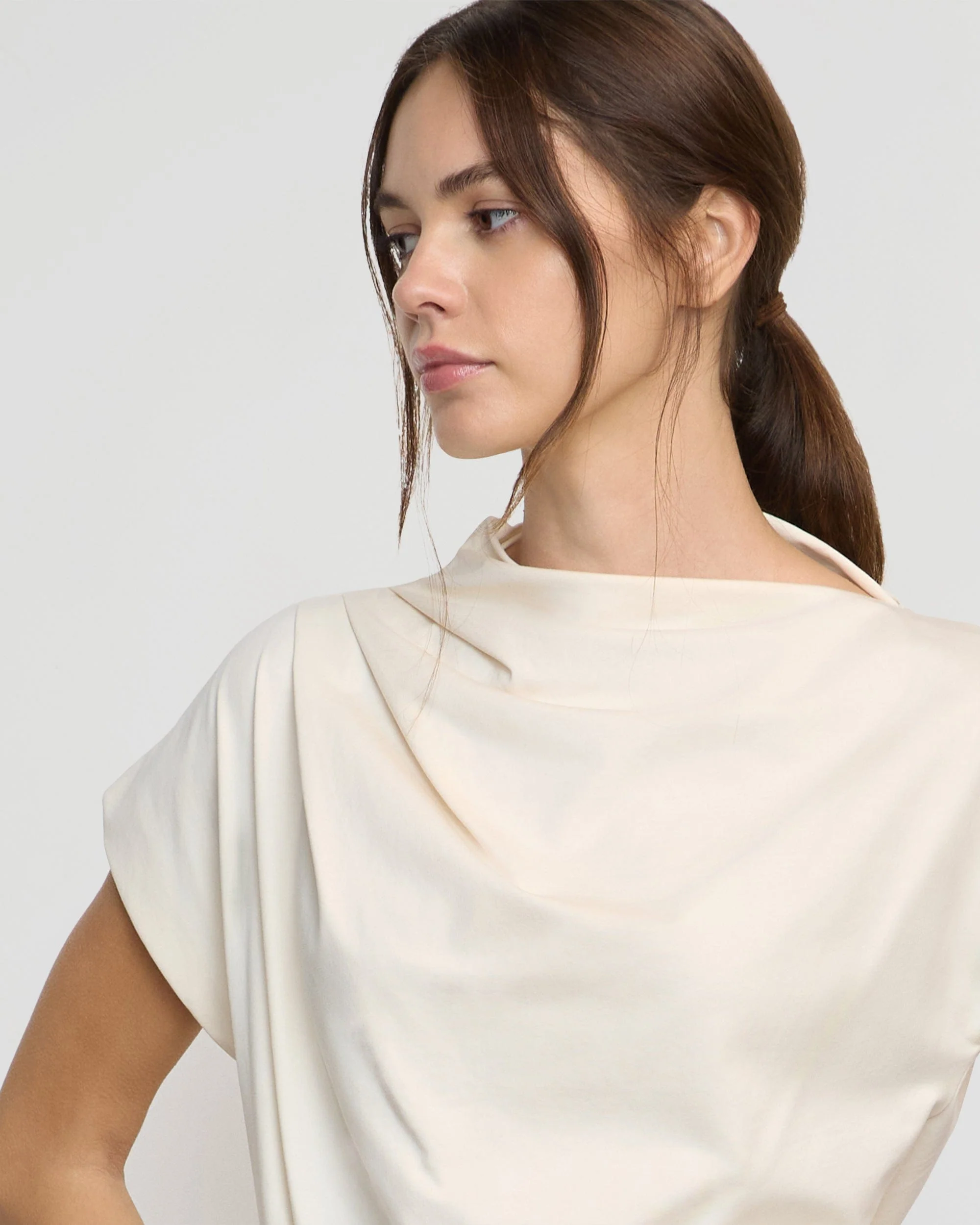 Kenny Asymmetric-Neck Tee