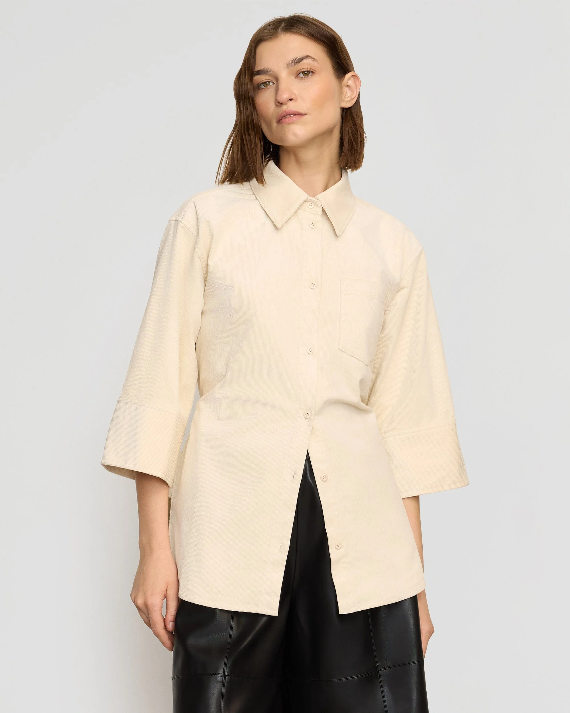 Remi Corduroy Button Shirt