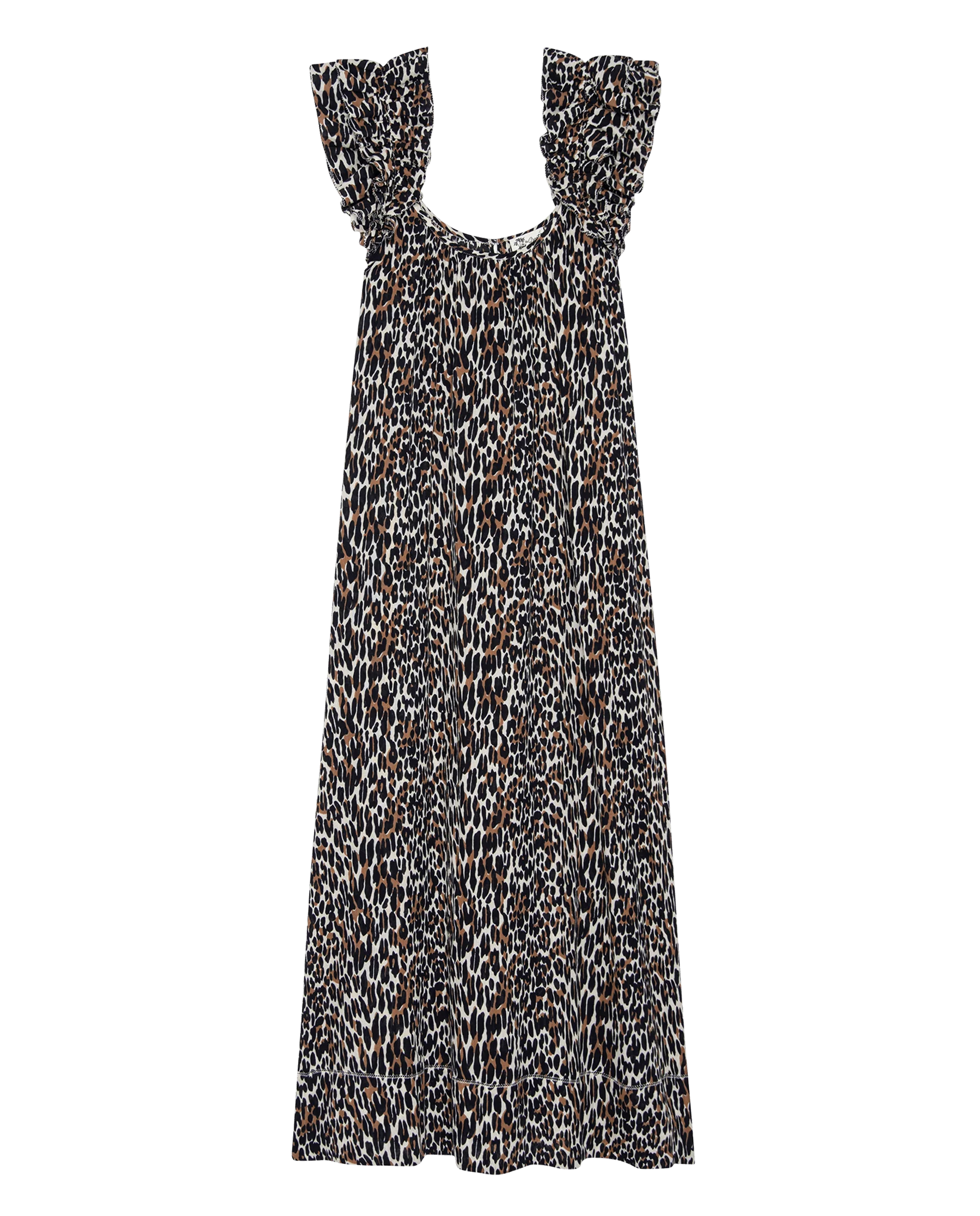 The Ruffle Coverup. -- Leopard