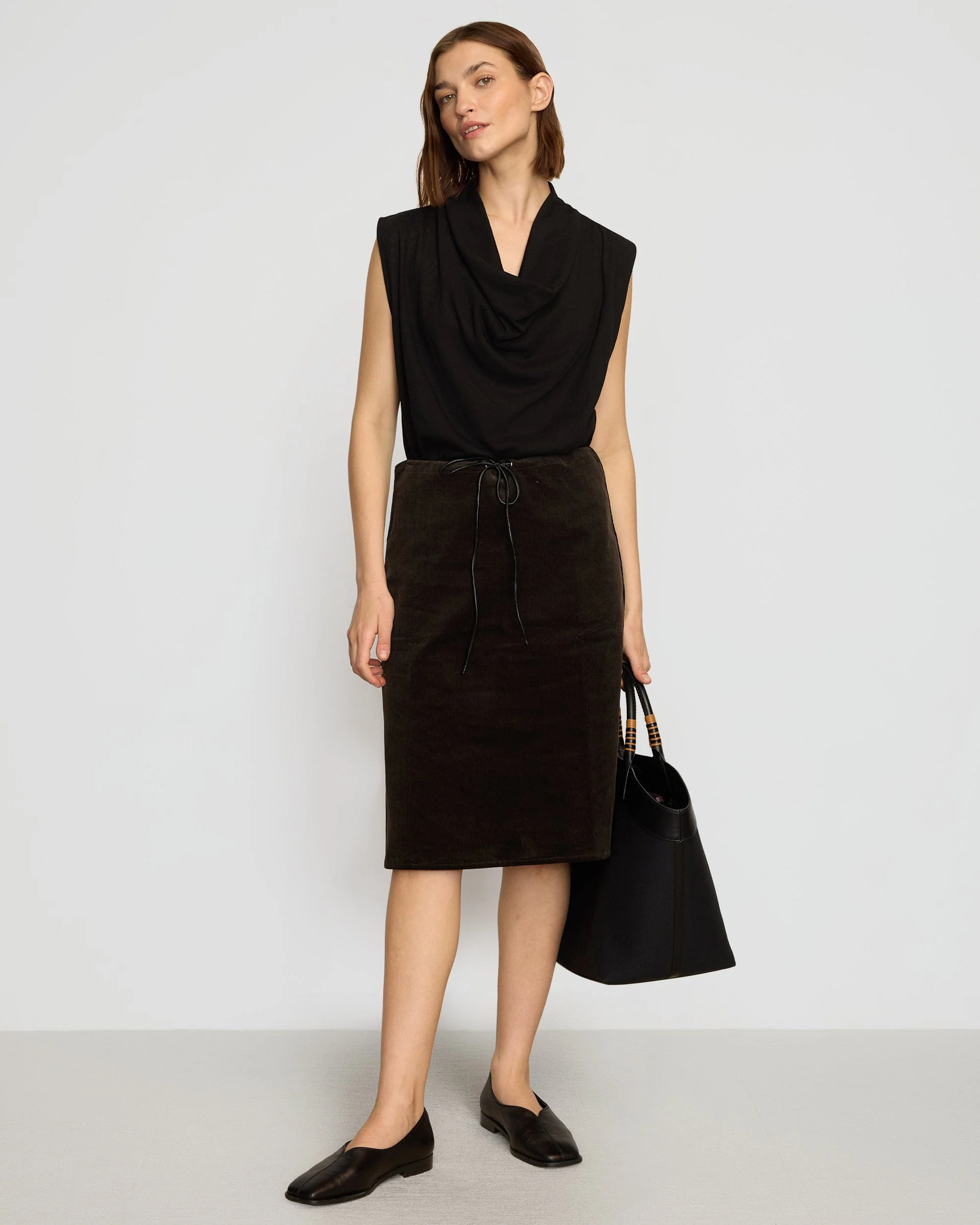 Ramona Cowl-Neck Tee