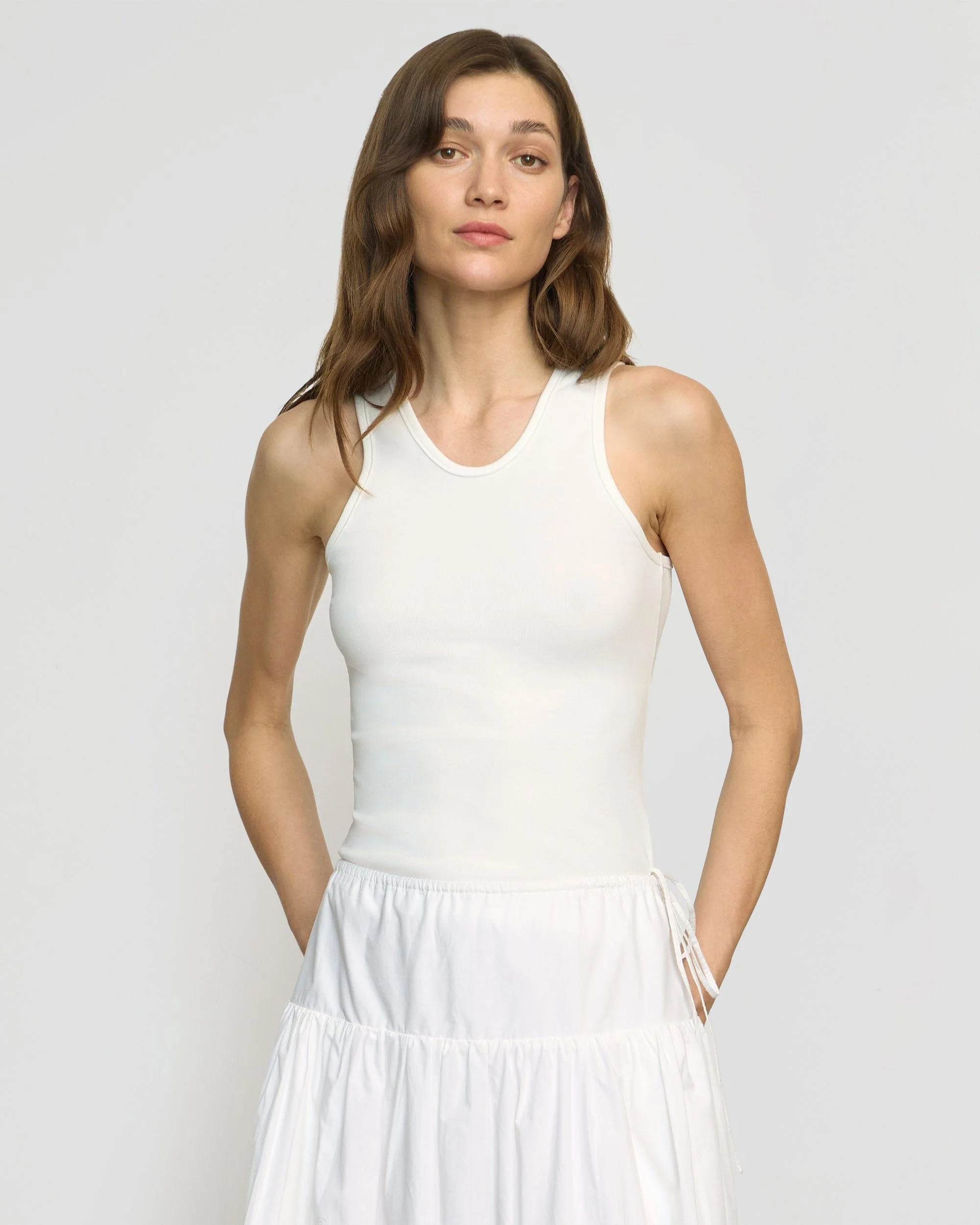 Prithi Scoop-Neck Tank