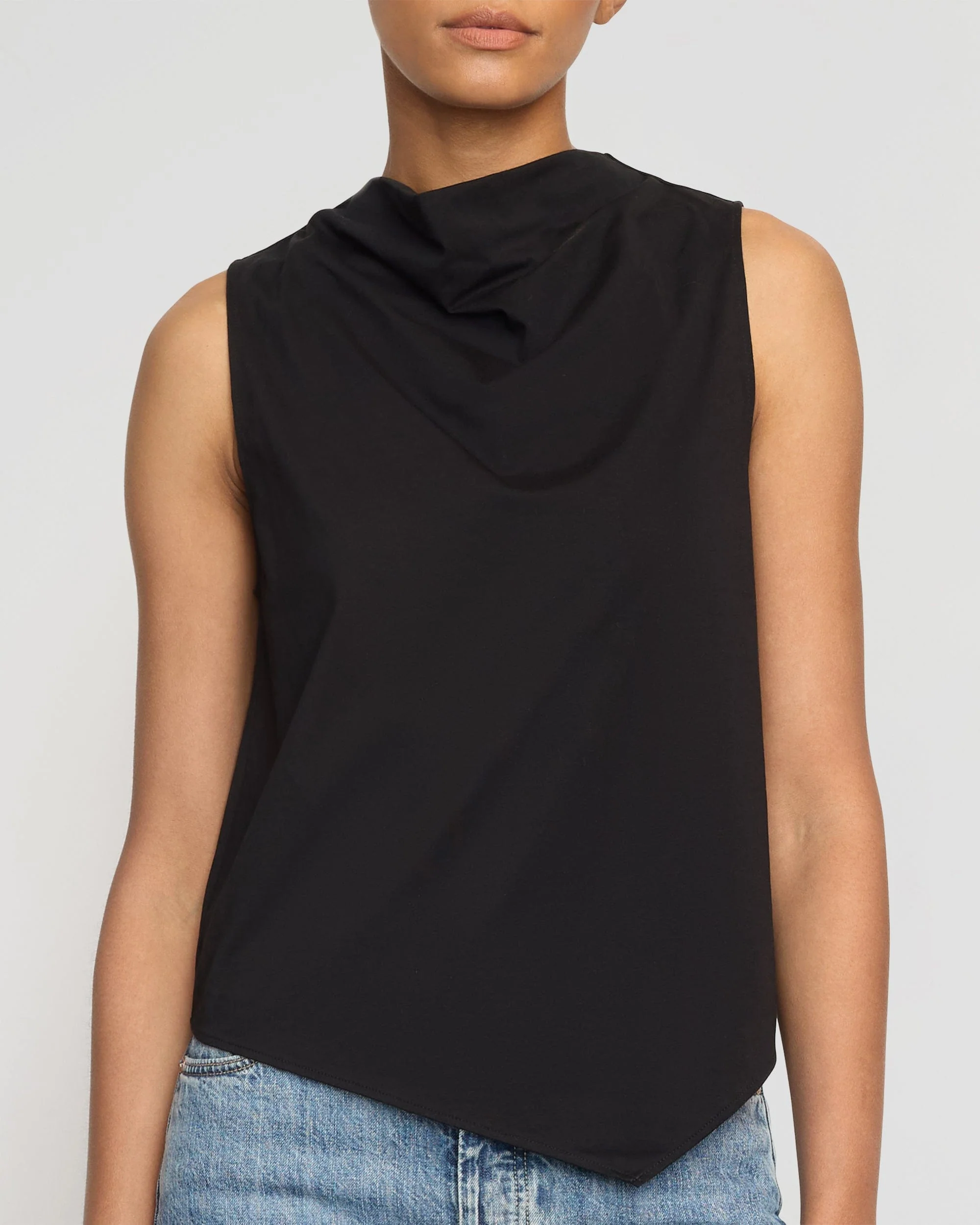 Marjorie Asymmetric-Hem Tee