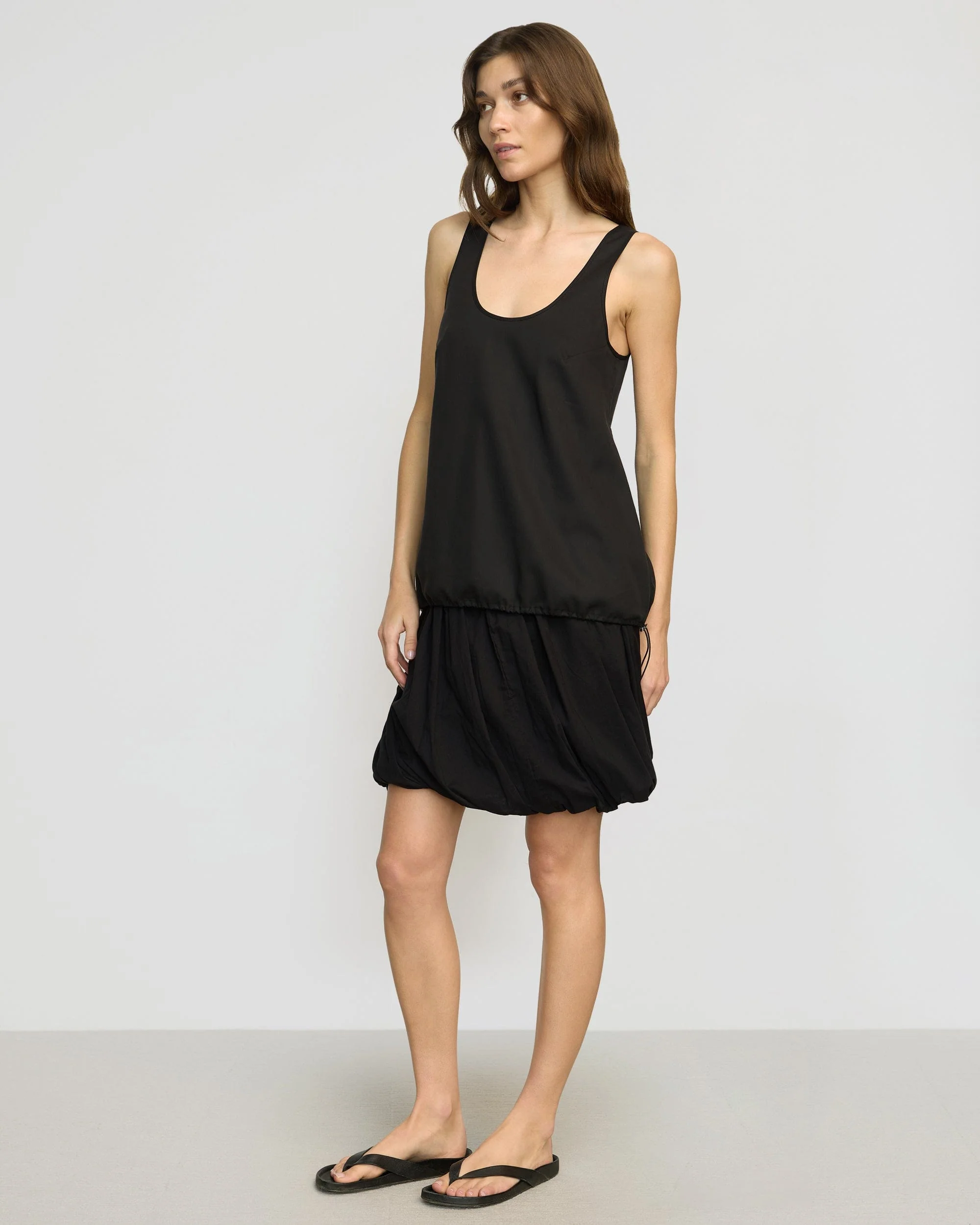Miller Drawstring-Hem Tencel-Blend Tank