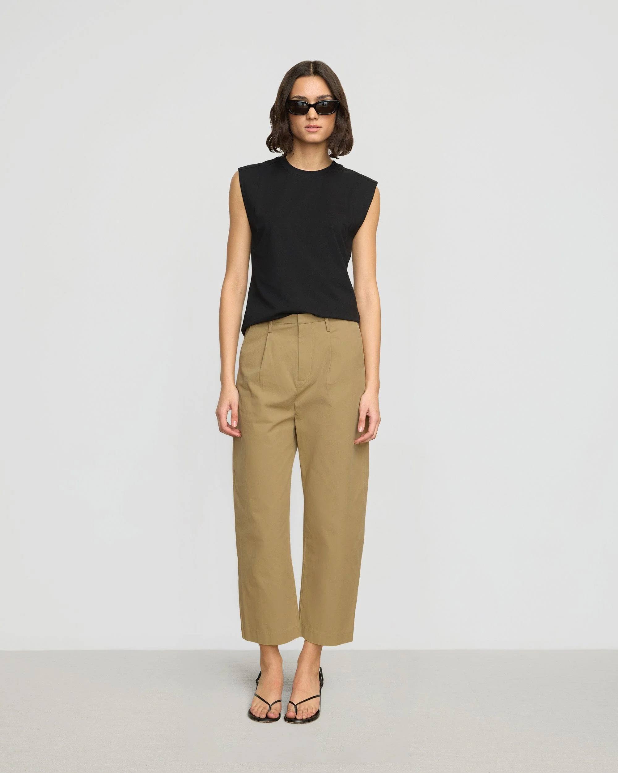 Nana Organic Cotton Structured Shoulder Tee